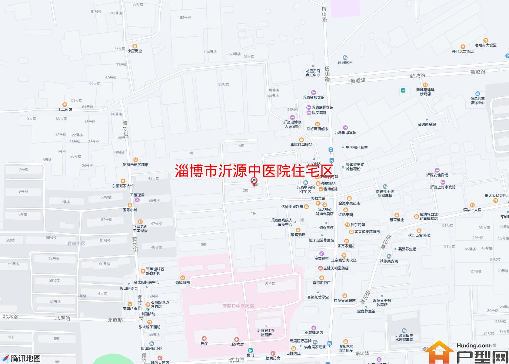 沂源中医院住宅区小区 - 户型网
