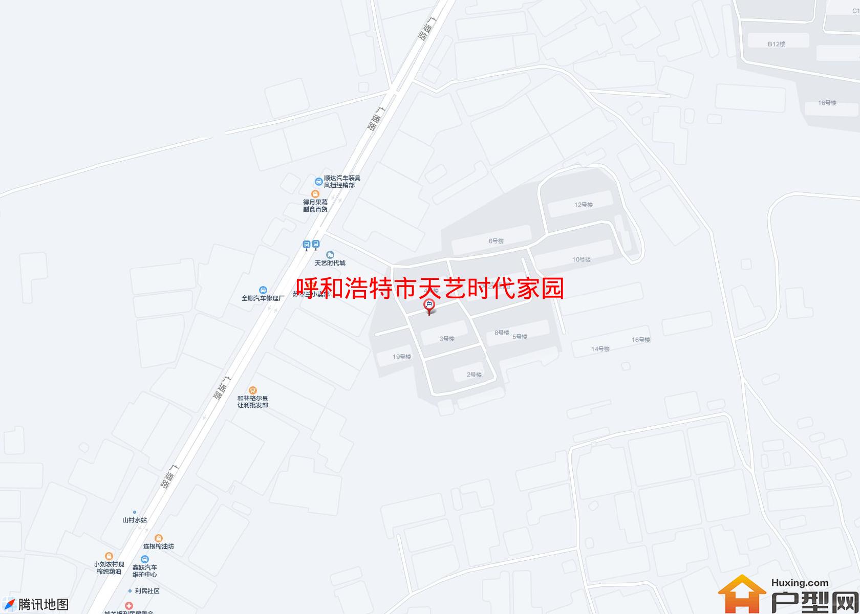 天艺时代家园小区 - 户型网