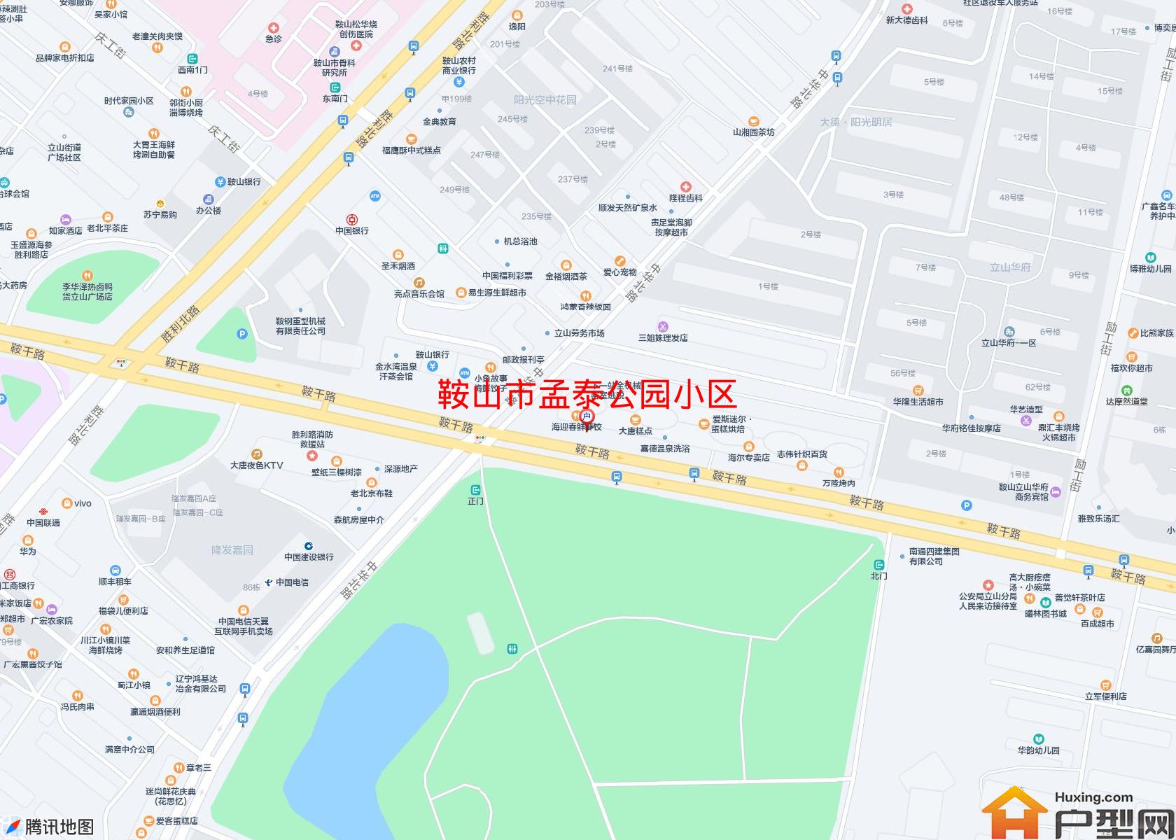 孟泰公园小区小区 - 户型网