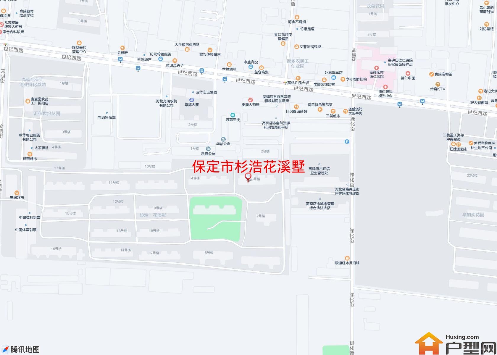 杉浩花溪墅小区 - 户型网