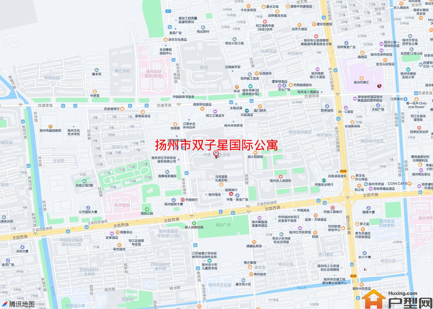 双子星国际公寓小区 - 户型网