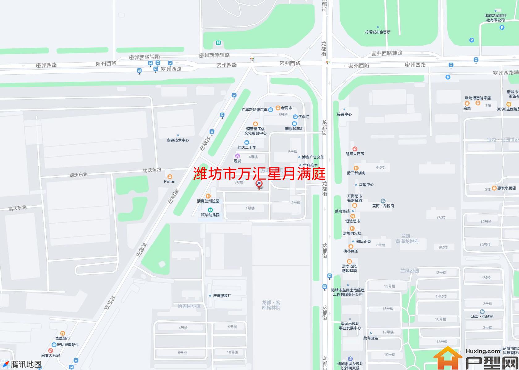 万汇星月满庭小区 - 户型网