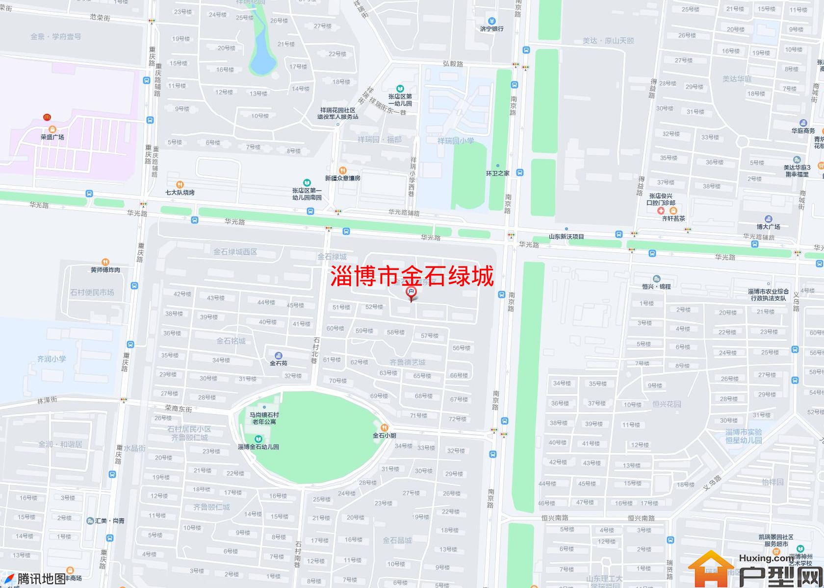 金石绿城小区 - 户型网