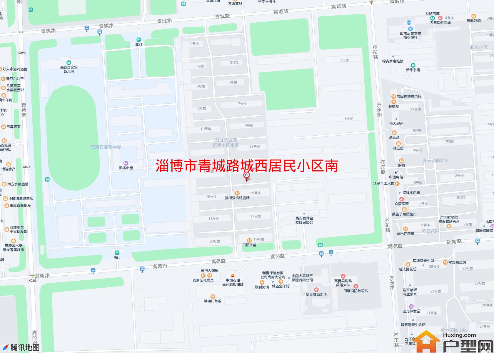 青城路城西居民小区南区小区 - 户型网