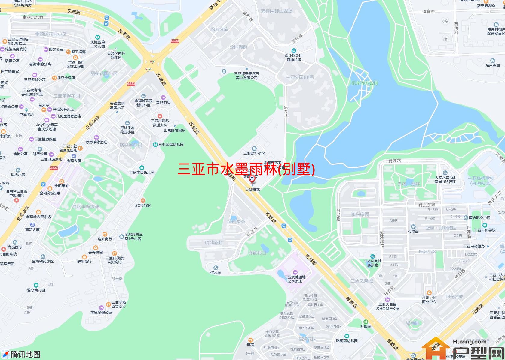 水墨雨林(别墅)小区 - 户型网