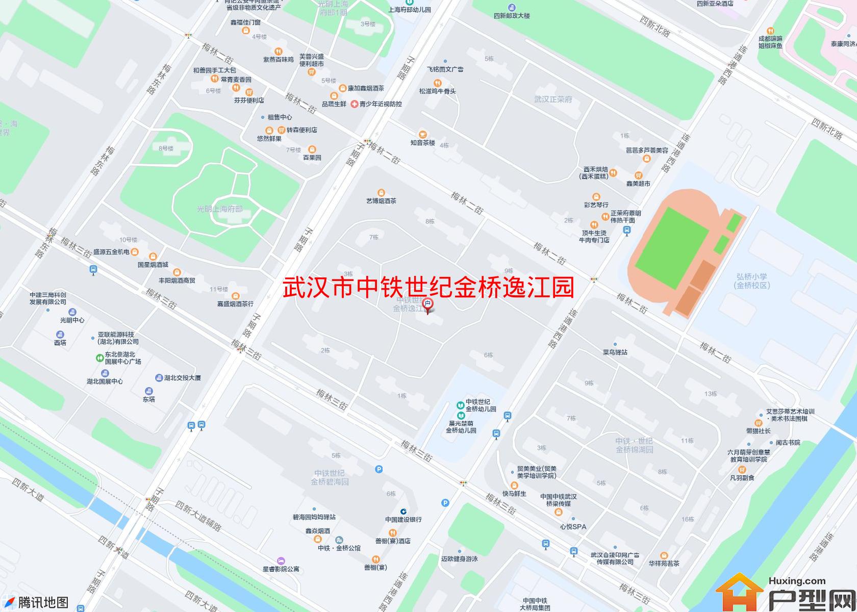 中铁世纪金桥逸江园小区 - 户型网