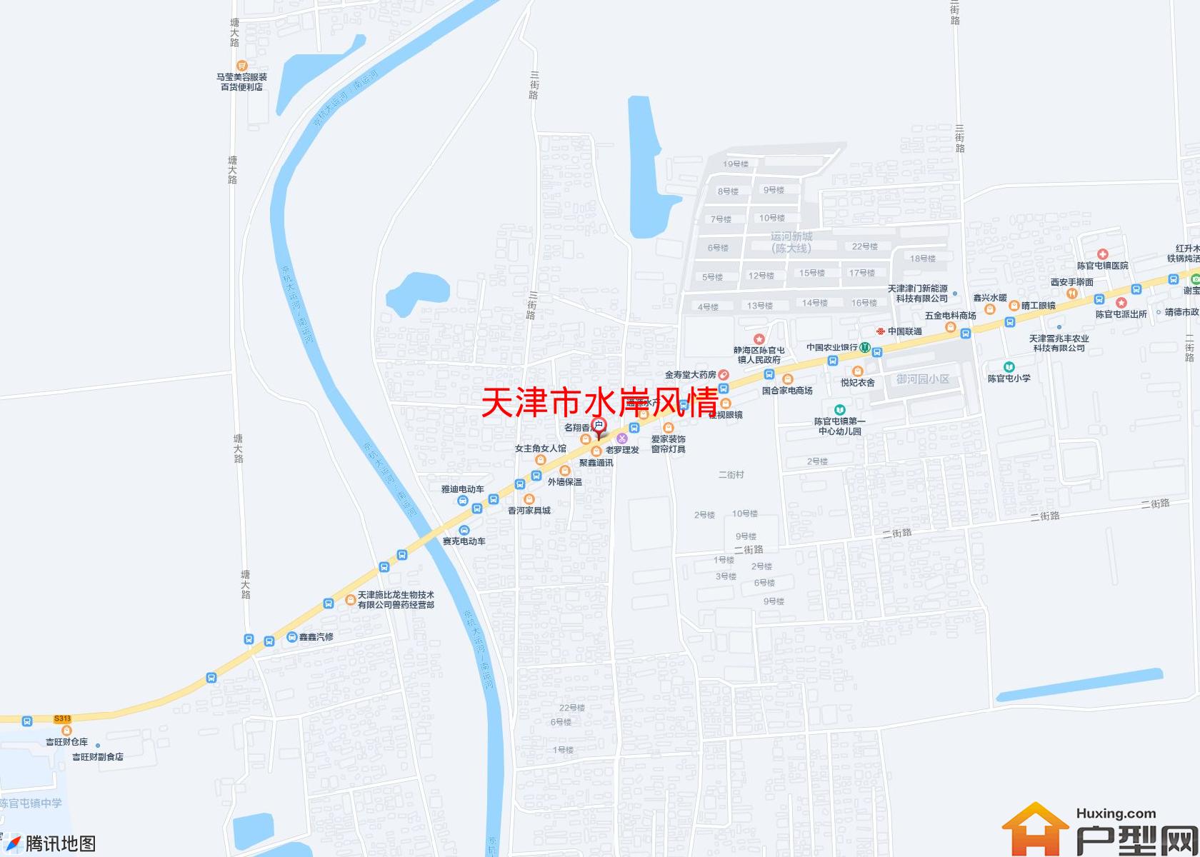 水岸风情小区 - 户型网