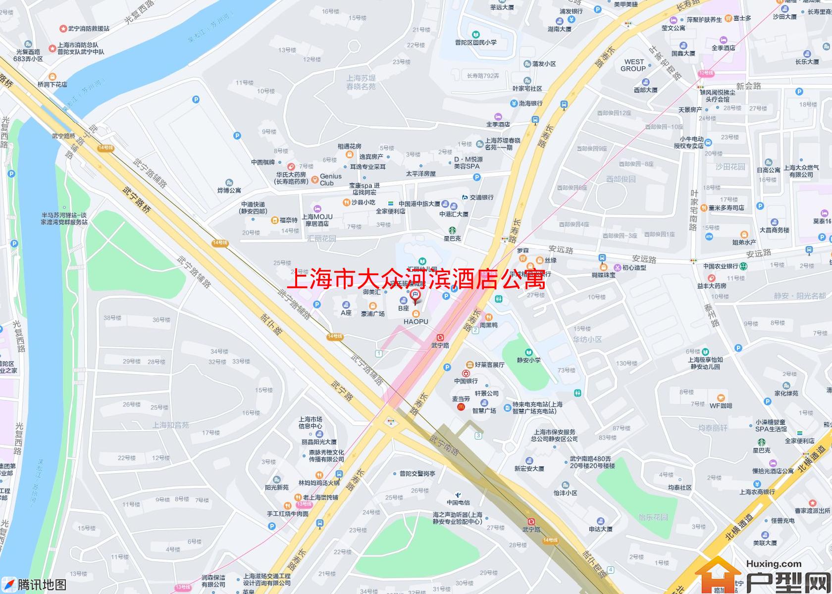 大众河滨酒店公寓小区 - 户型网