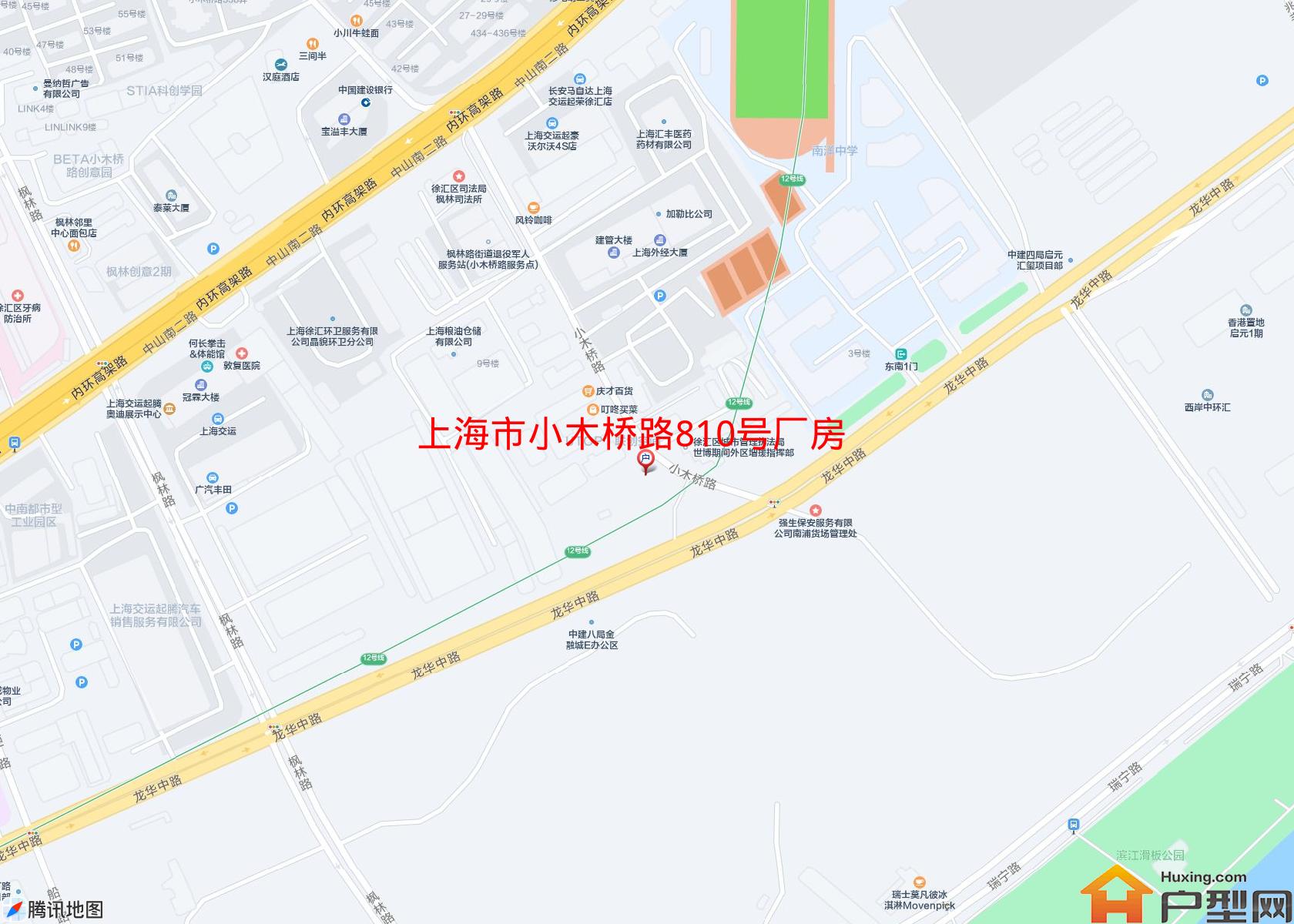 小木桥路810号厂房小区 - 户型网