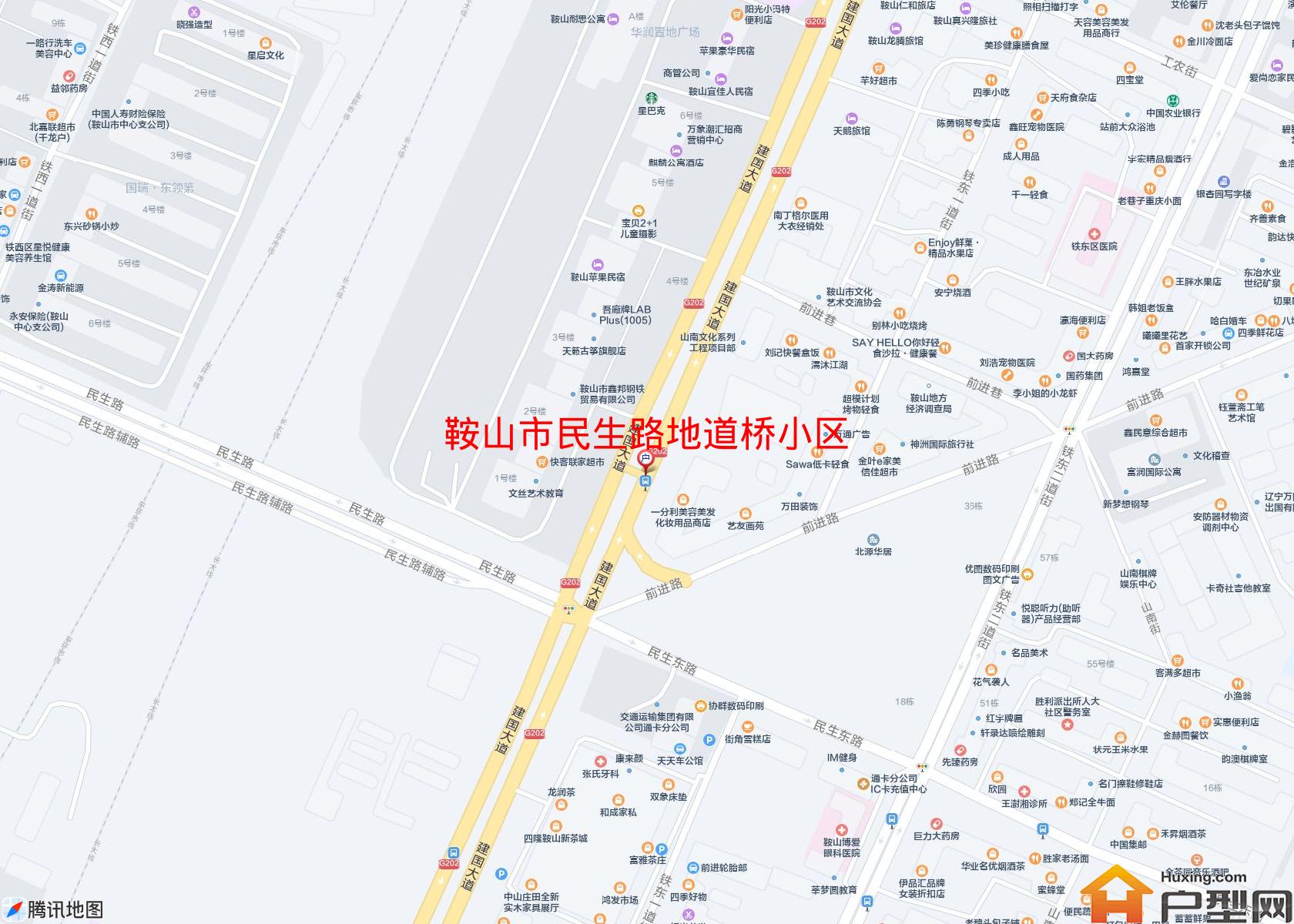 民生路地道桥小区小区 - 户型网