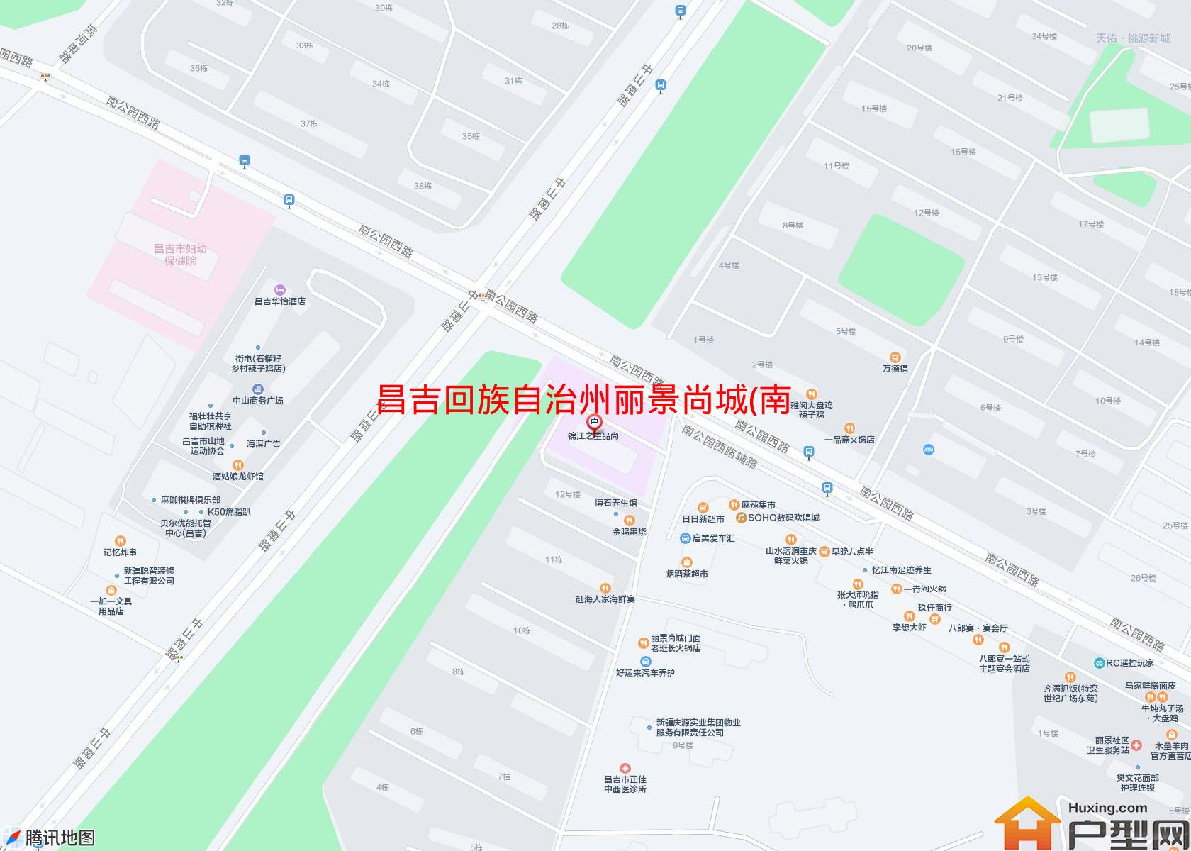 丽景尚城(南公园西路131号)小区 - 户型网