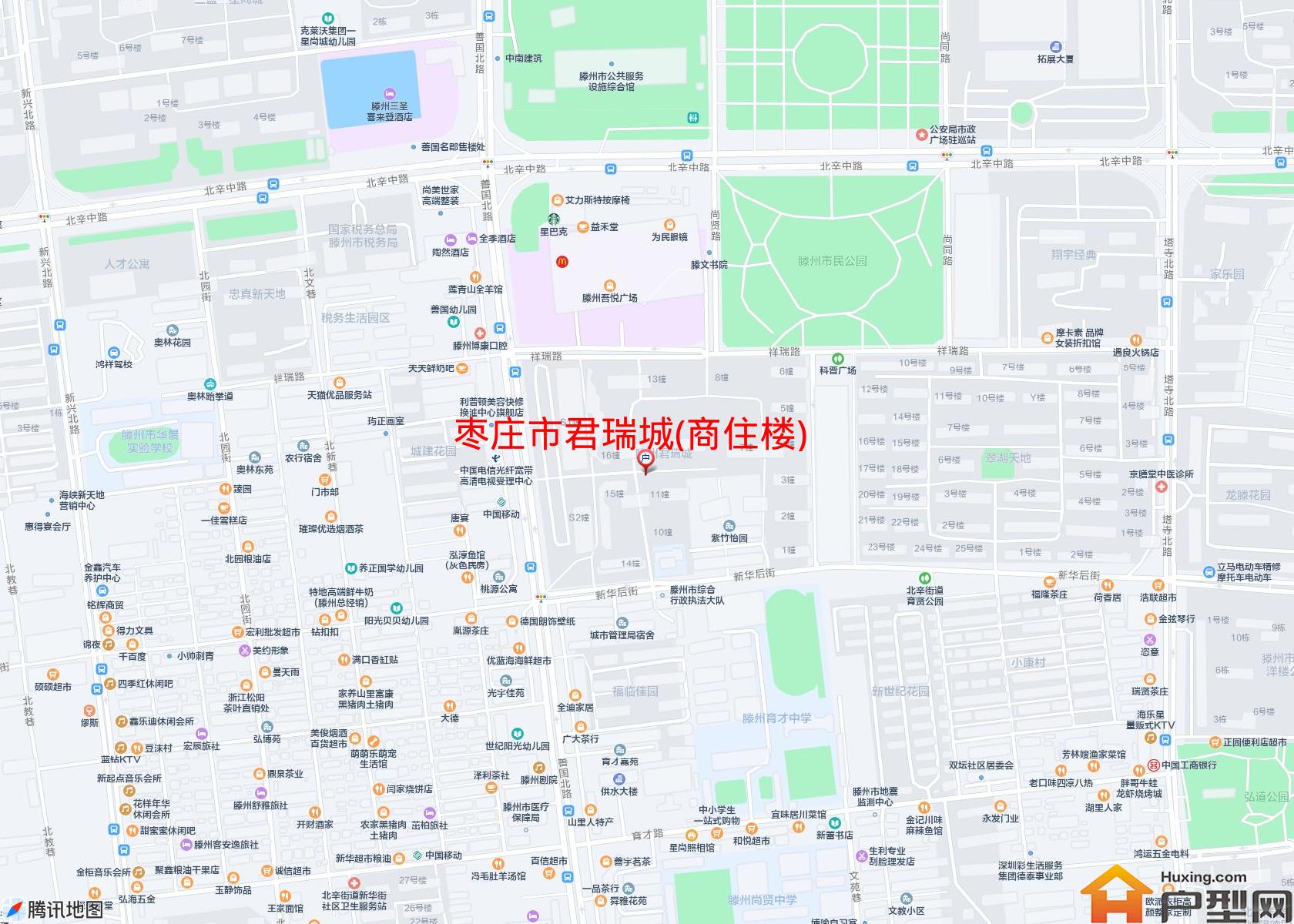 君瑞城(商住楼)小区 - 户型网
