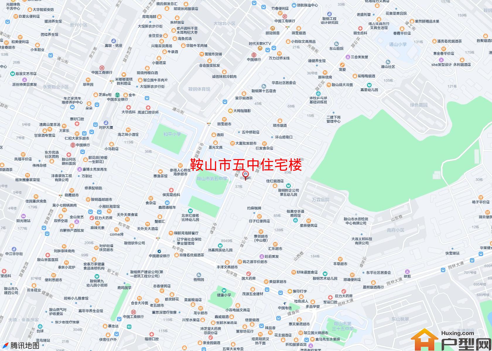 五中住宅楼小区 - 户型网