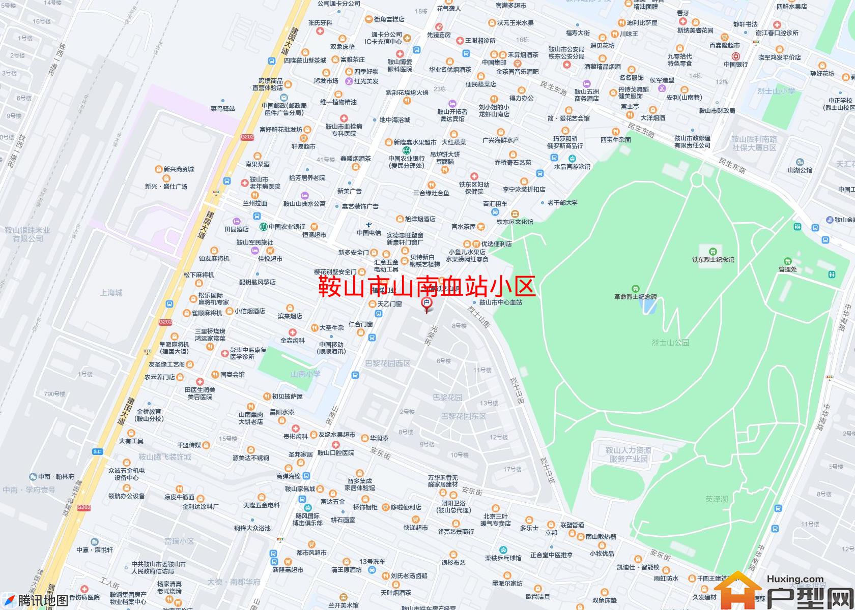 山南血站小区小区 - 户型网