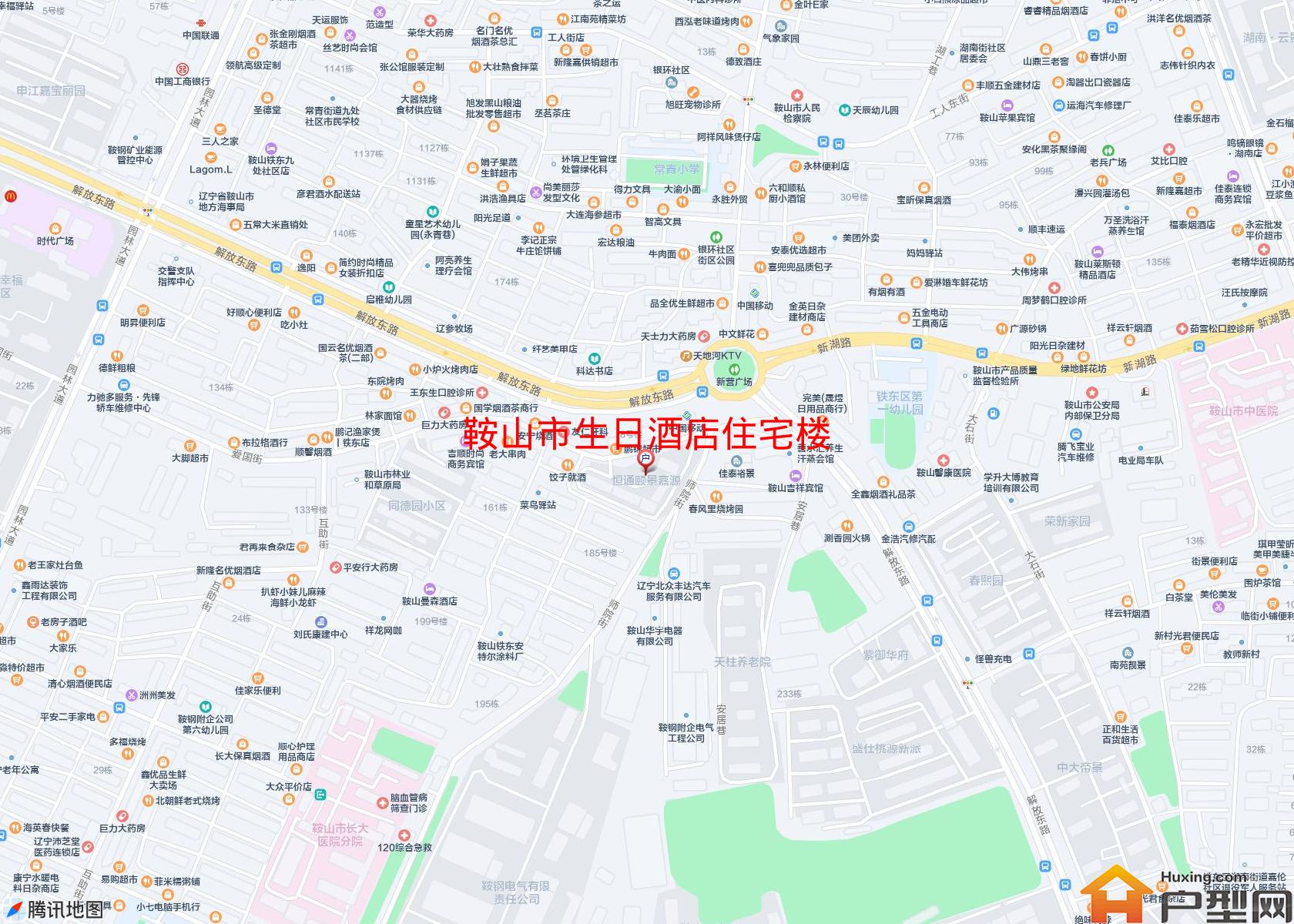 生日酒店住宅楼小区 - 户型网