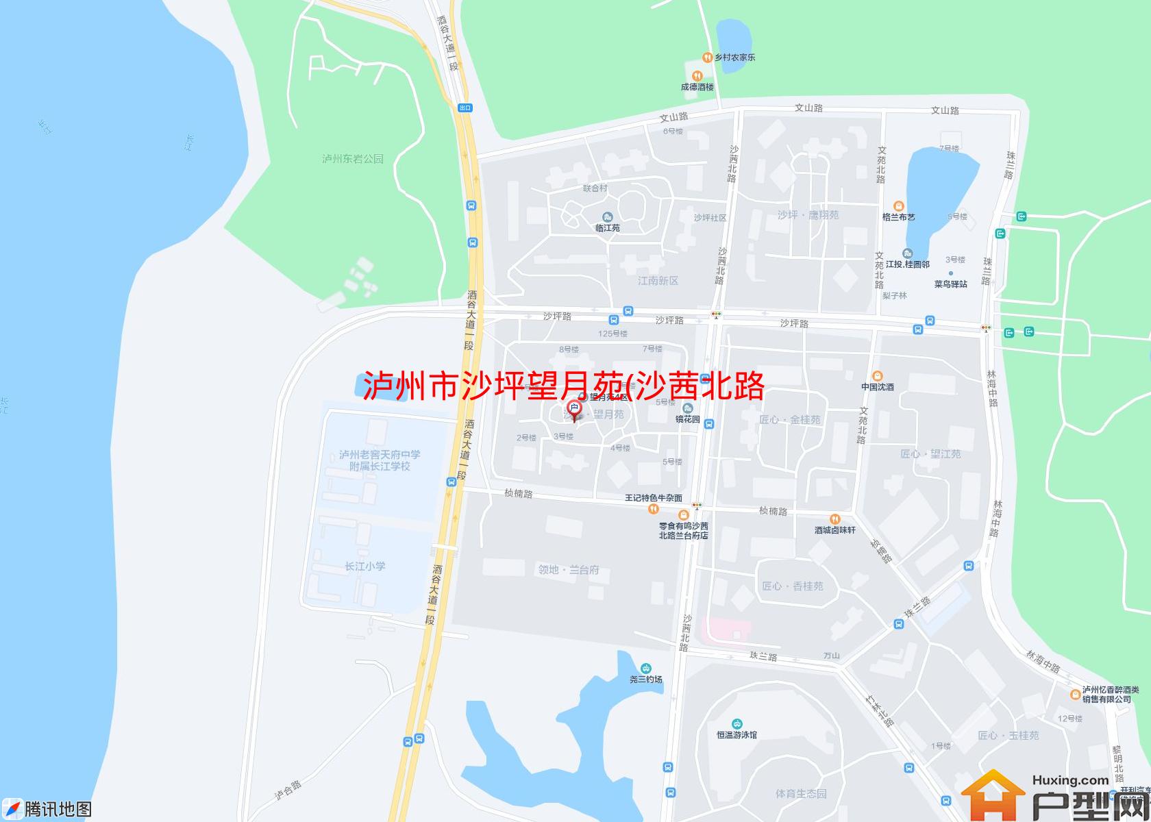 沙坪望月苑(沙茜北路68号)小区 - 户型网