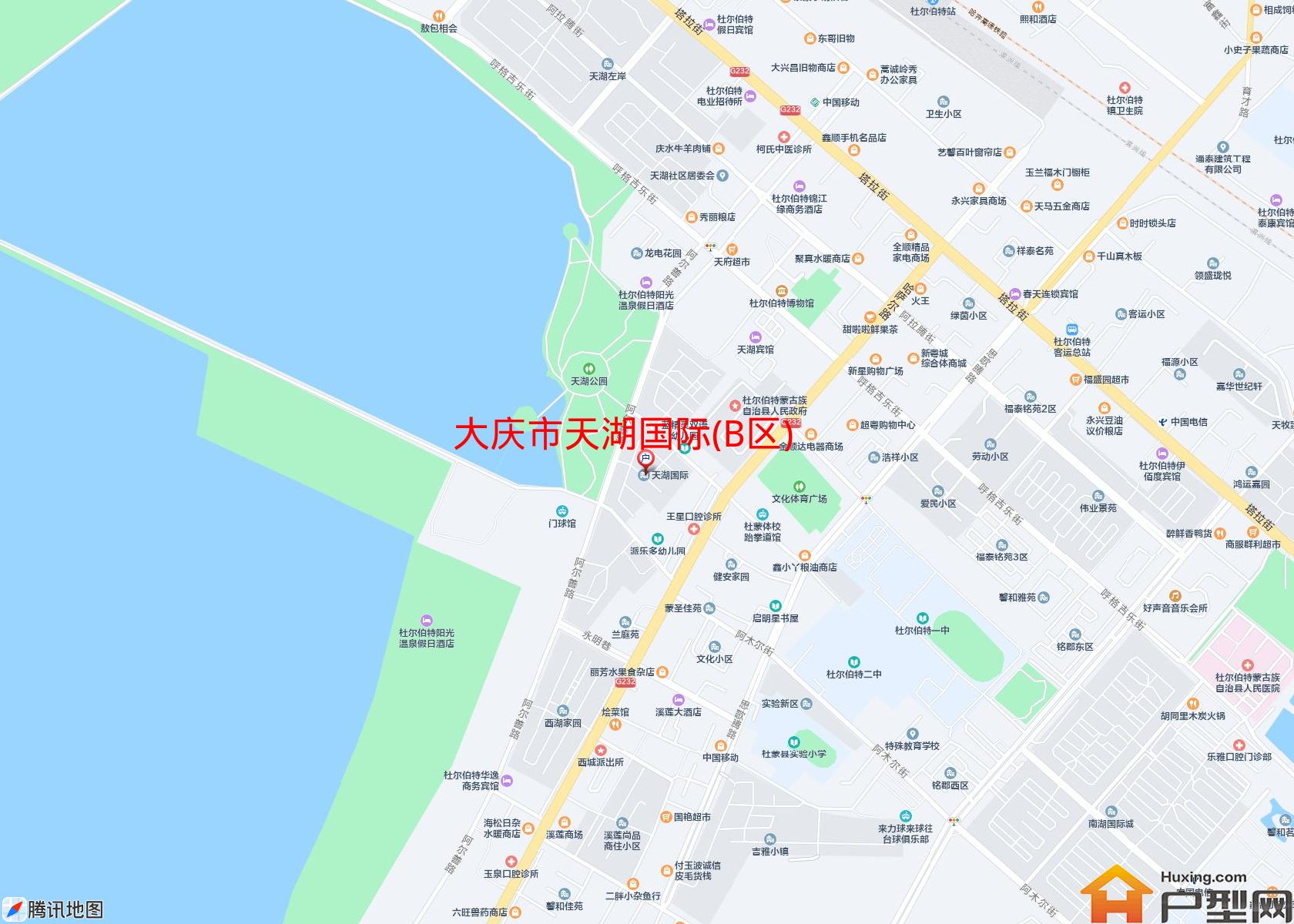 天湖国际(B区)小区 - 户型网