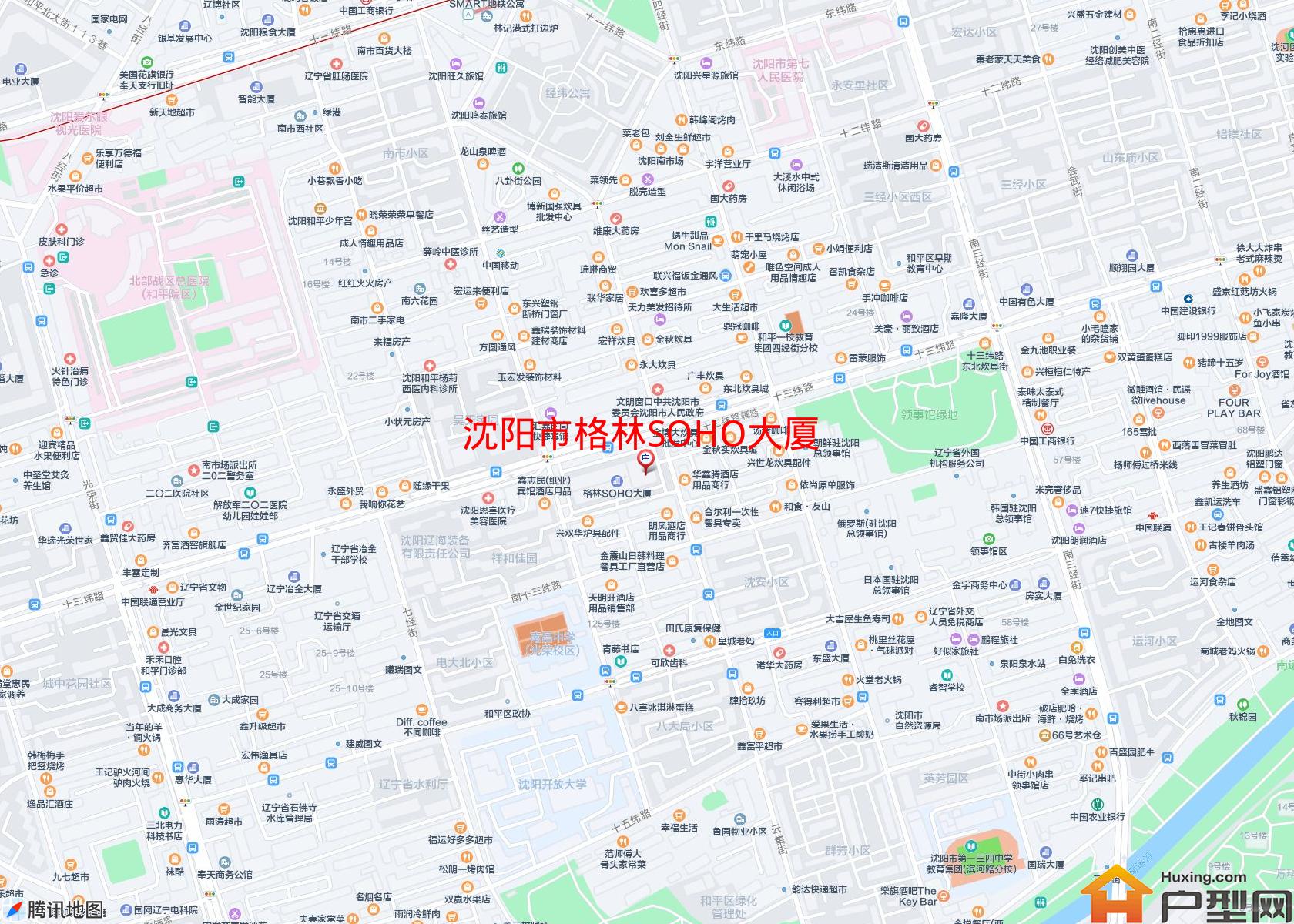 格林SOHO大厦小区 - 户型网