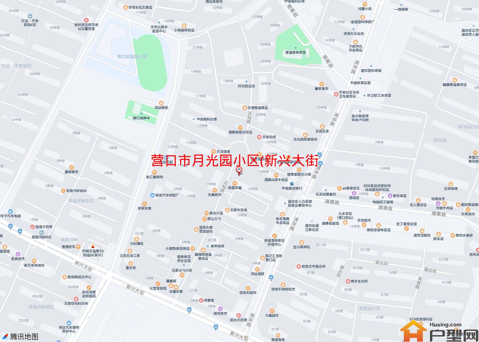 月光园小区(新兴大街西33-14)小区 - 户型网