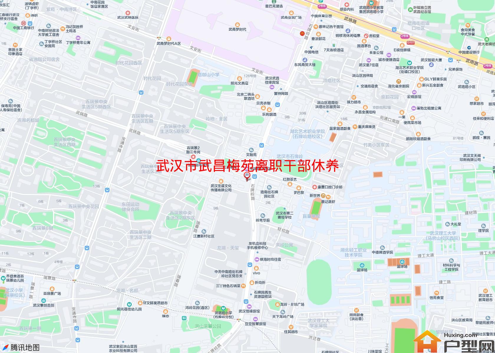 武昌梅苑离职干部休养所小区 - 户型网