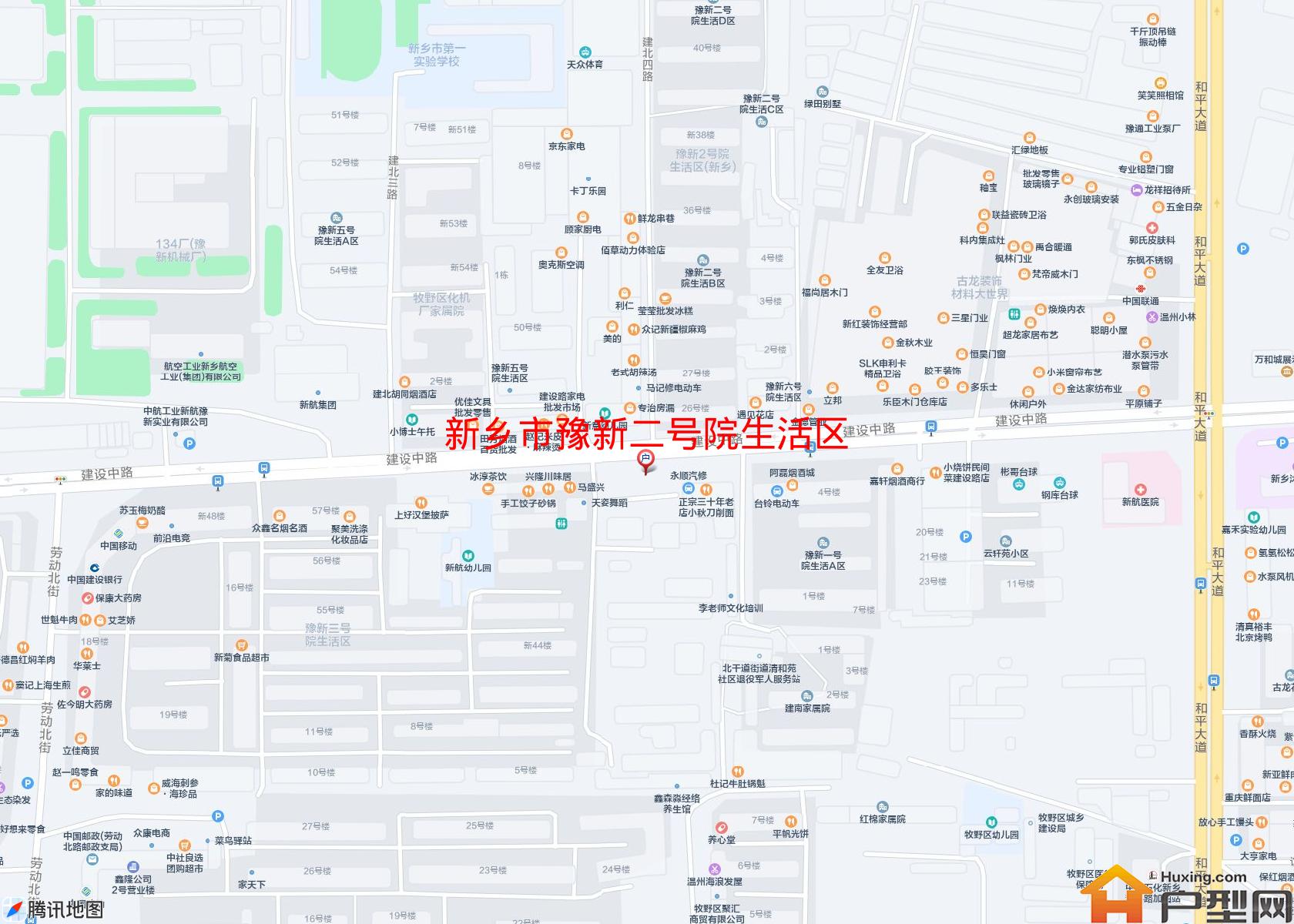 豫新二号院生活区小区 - 户型网