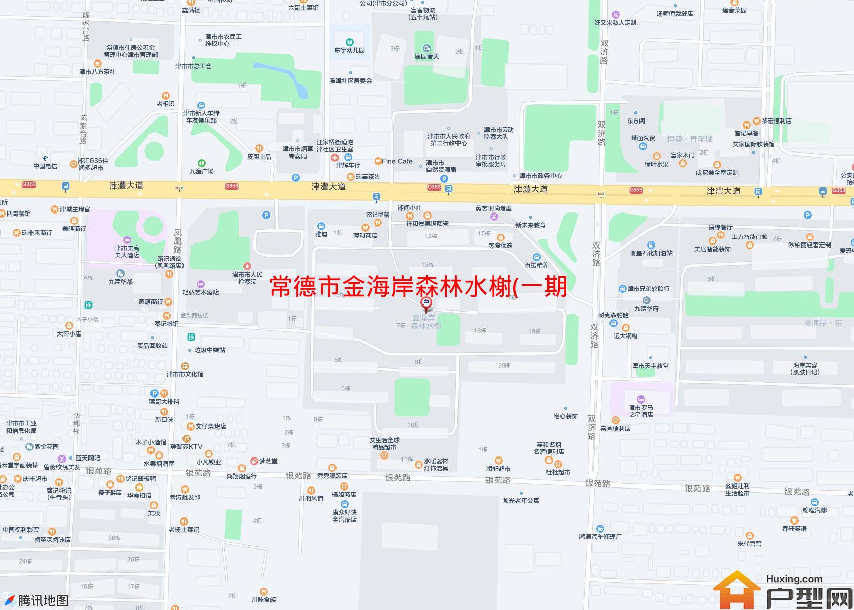 金海岸森林水榭(一期)小区 - 户型网