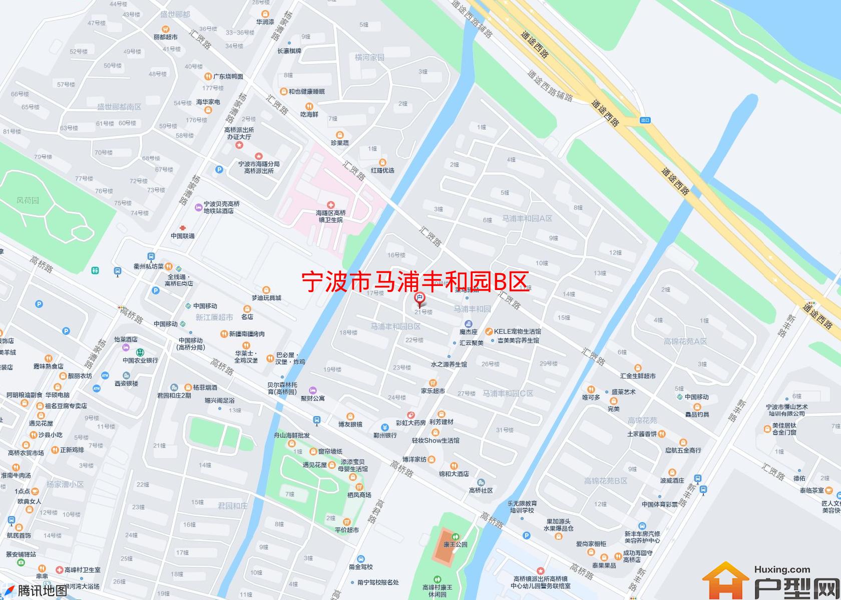 马浦丰和园B区小区 - 户型网