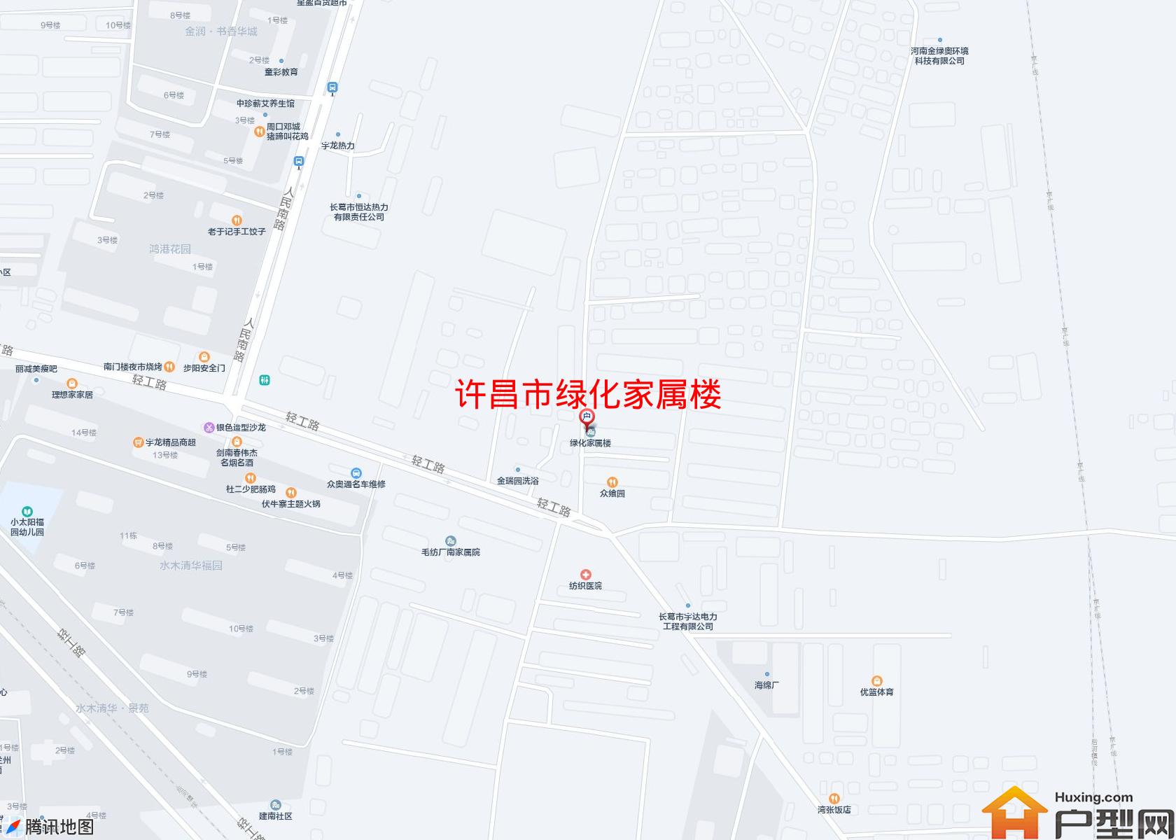 绿化家属楼小区 - 户型网