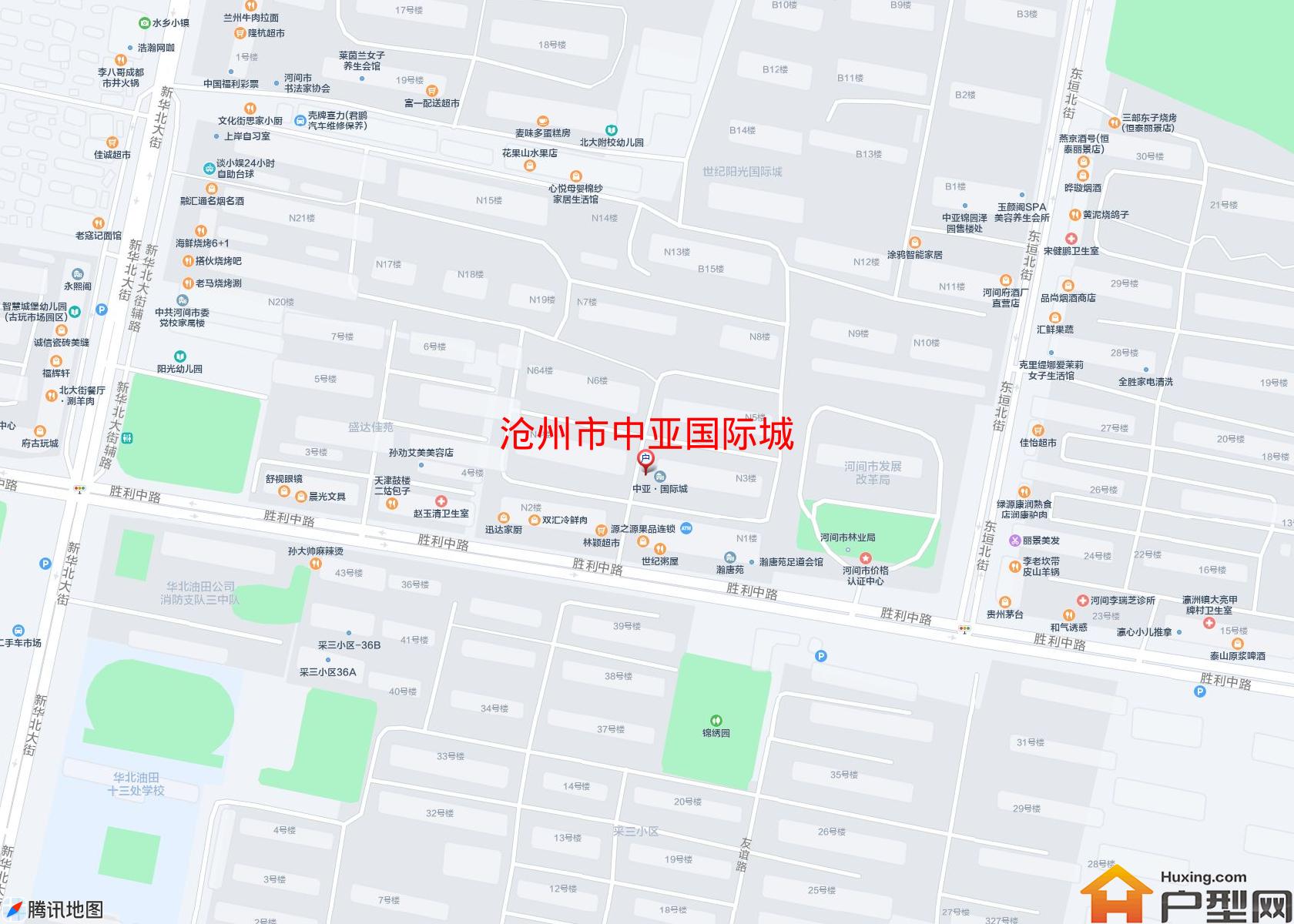 中亚国际城小区 - 户型网