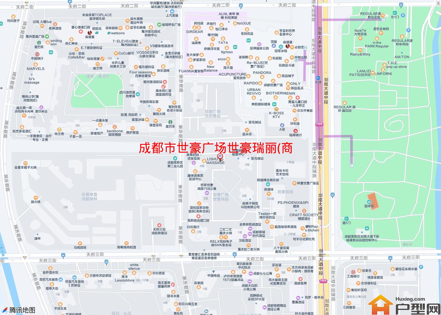 世豪广场世豪瑞丽(商住楼)小区 - 户型网
