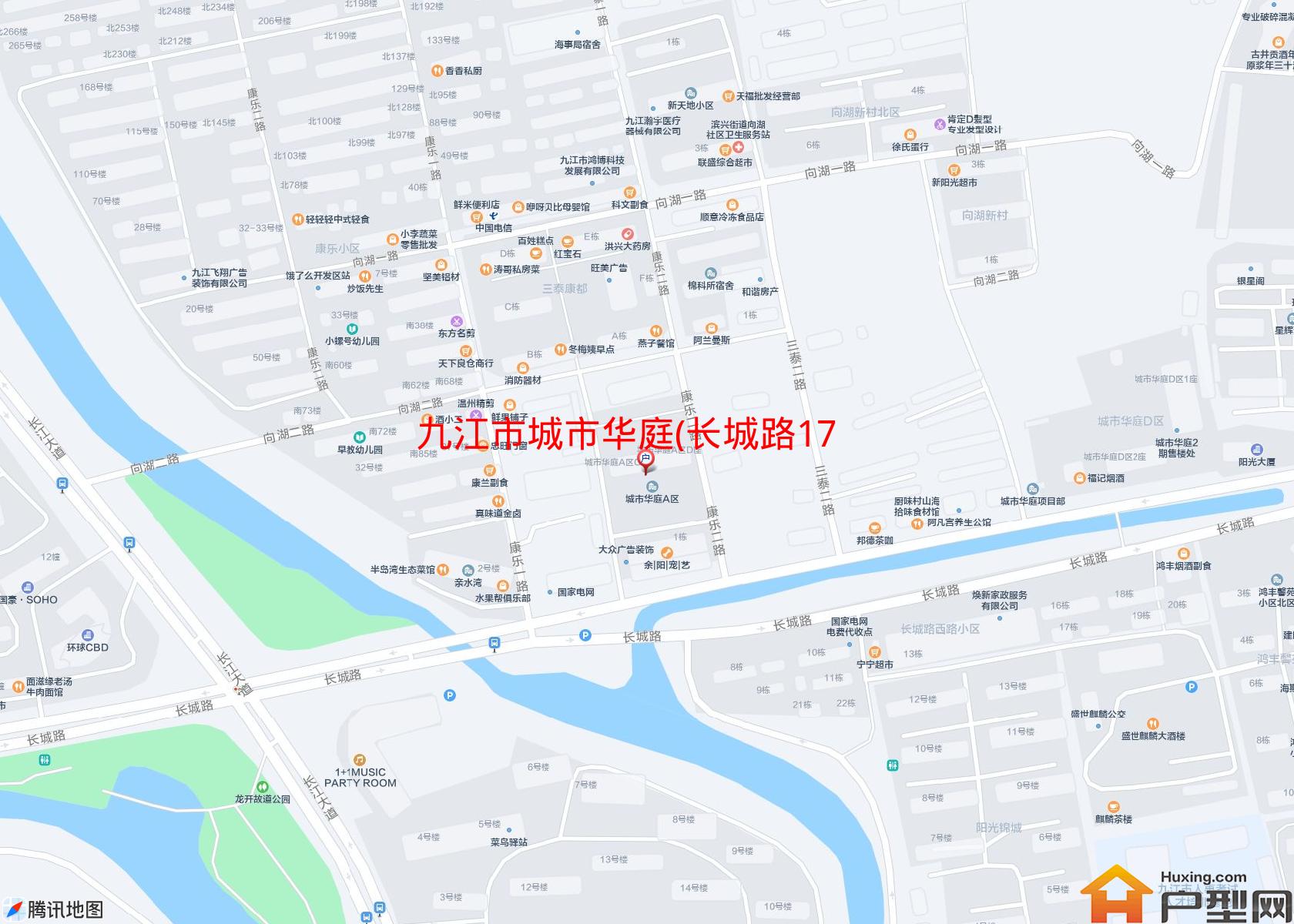 城市华庭(长城路17号)小区 - 户型网
