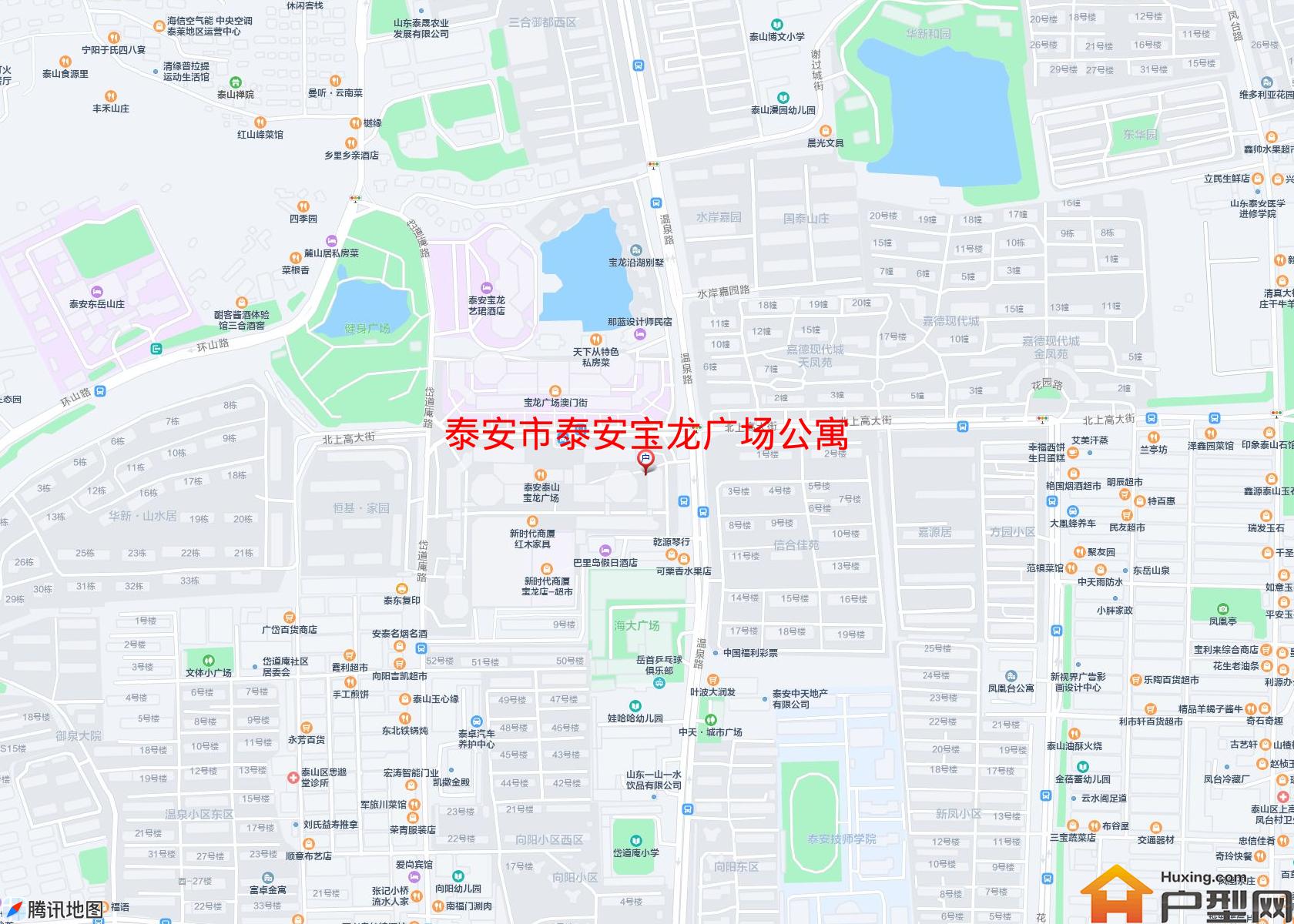 泰安宝龙广场公寓小区 - 户型网