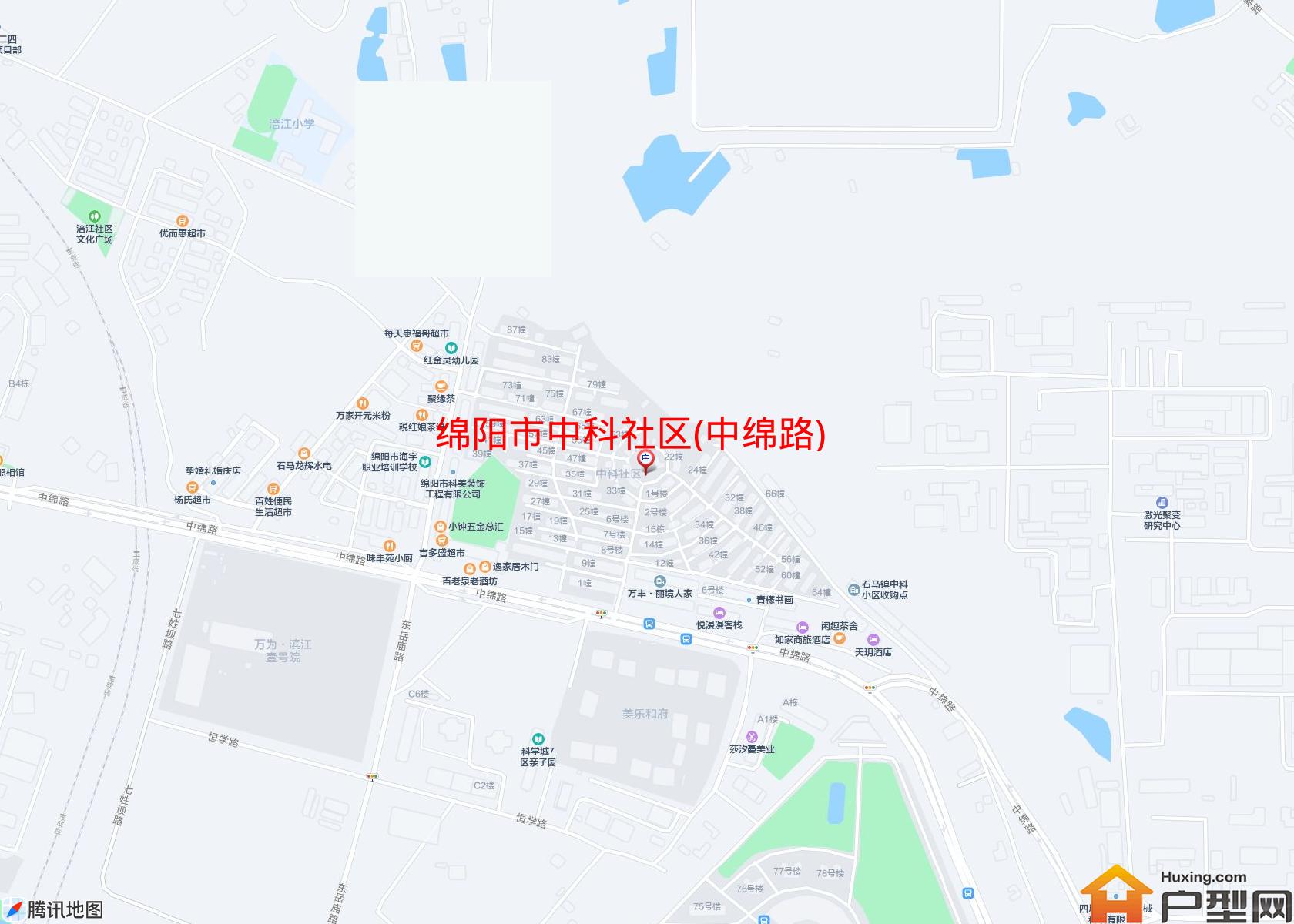 中科社区(中绵路)小区 - 户型网