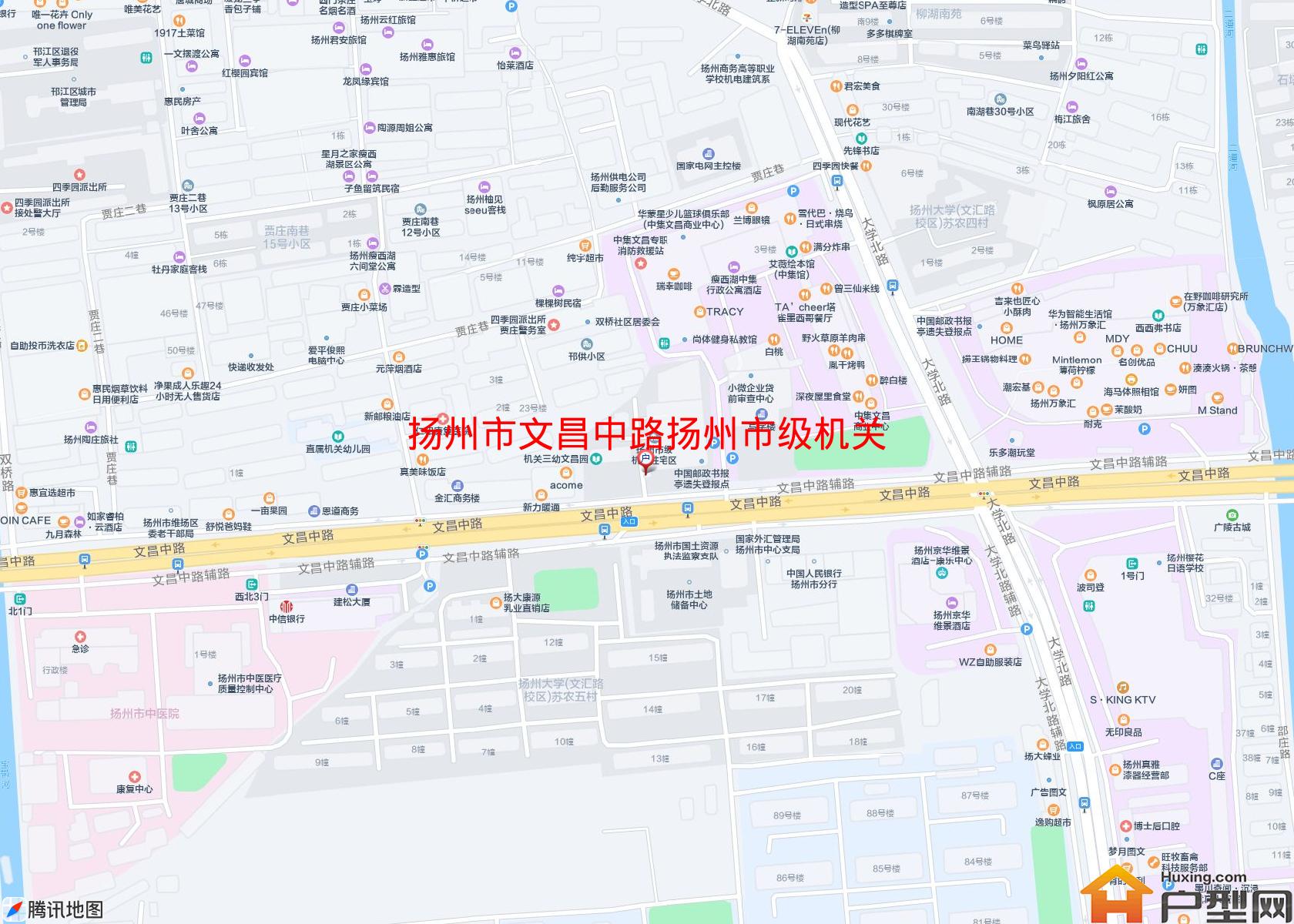文昌中路扬州市级机关住宅区小区 - 户型网