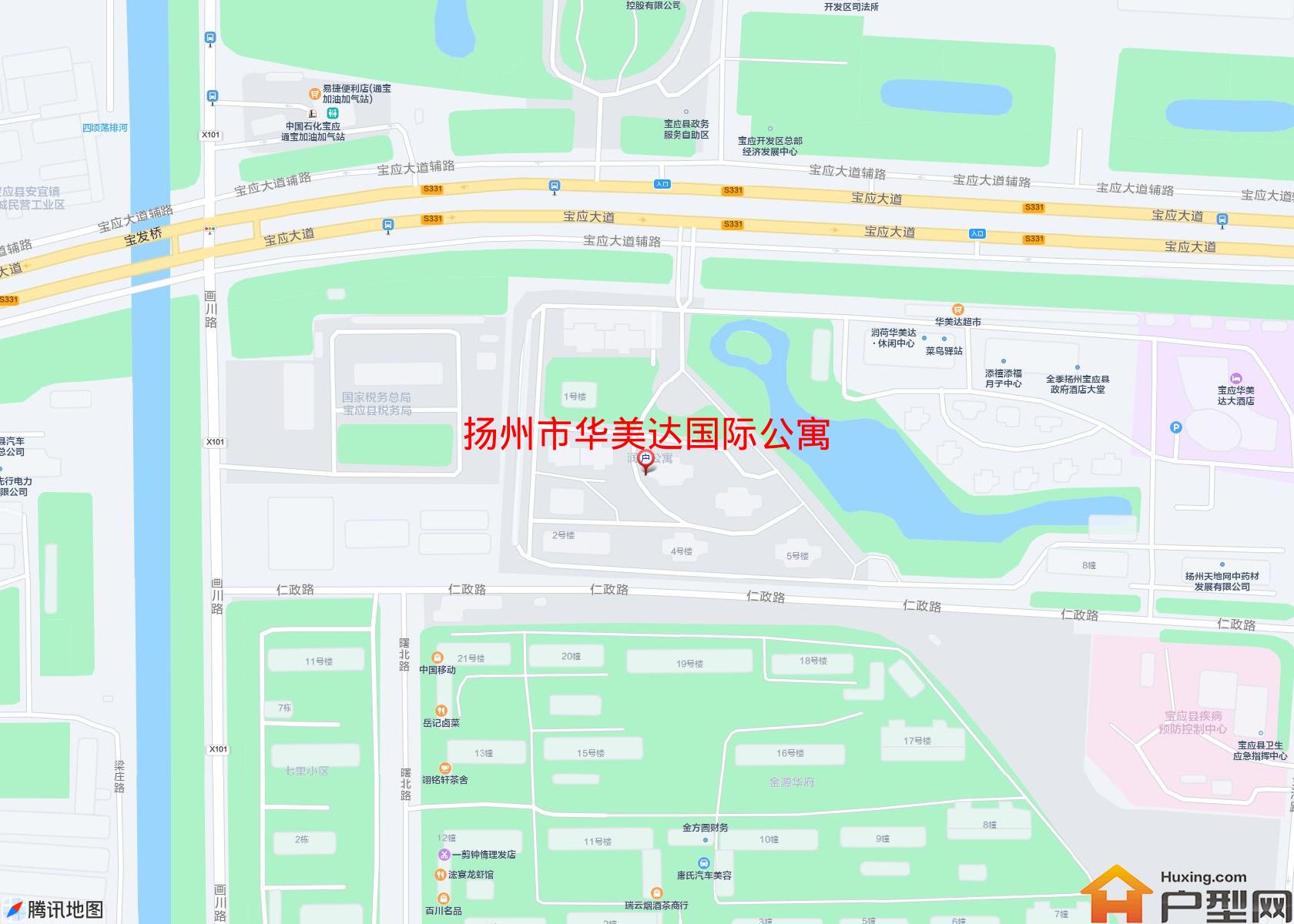 华美达国际公寓小区 - 户型网