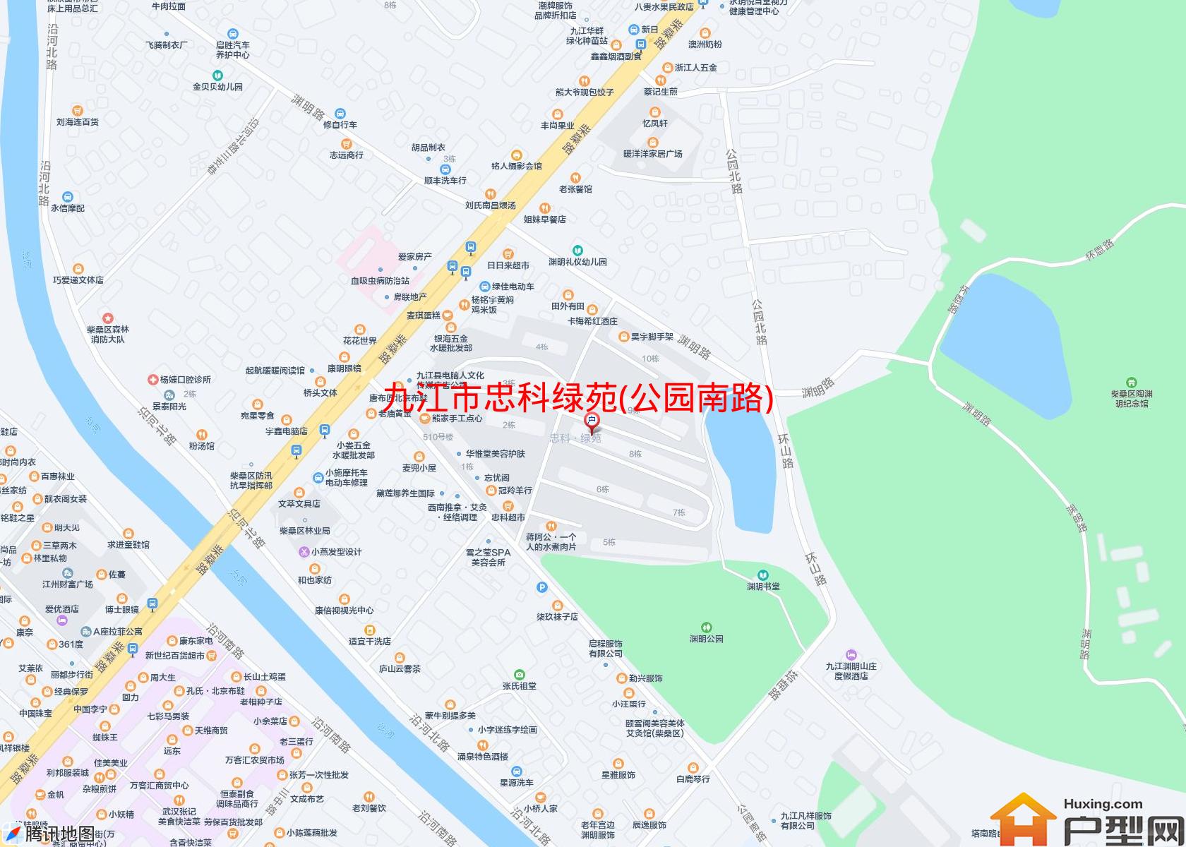 忠科绿苑(公园南路)小区 - 户型网