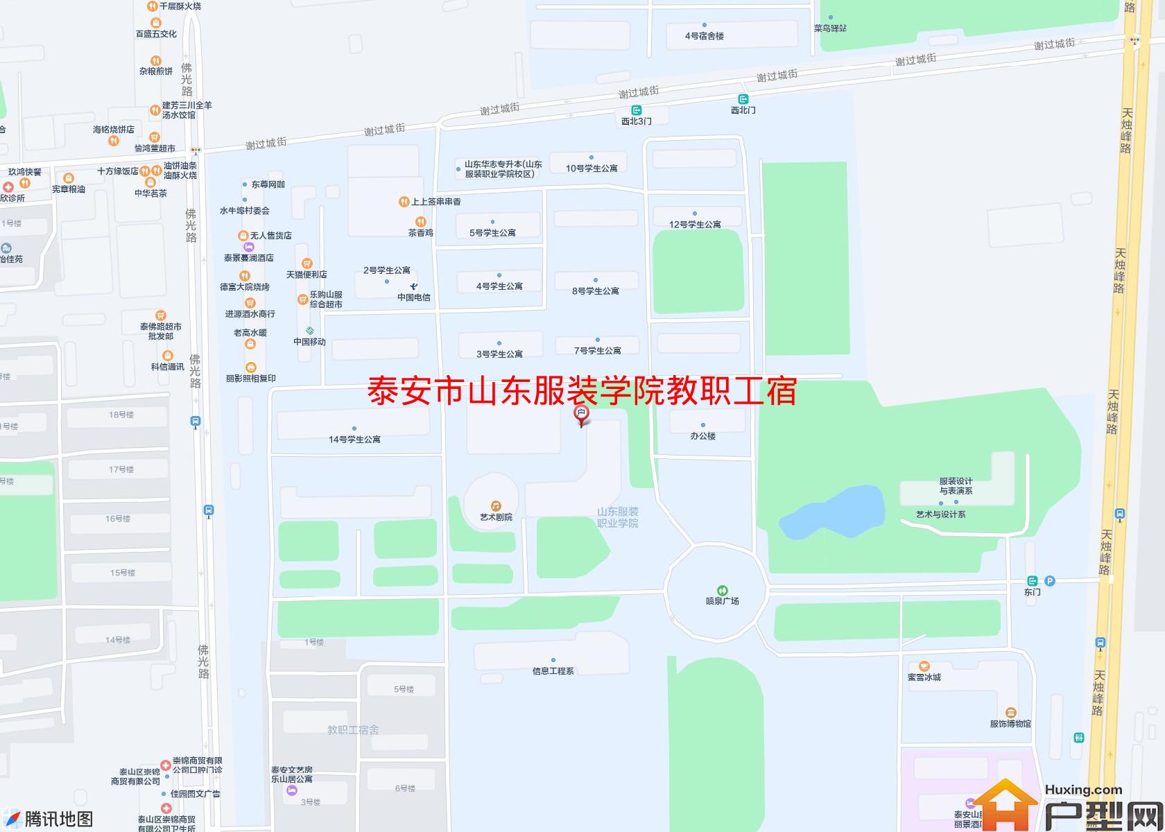 山东服装学院教职工宿舍小区 - 户型网