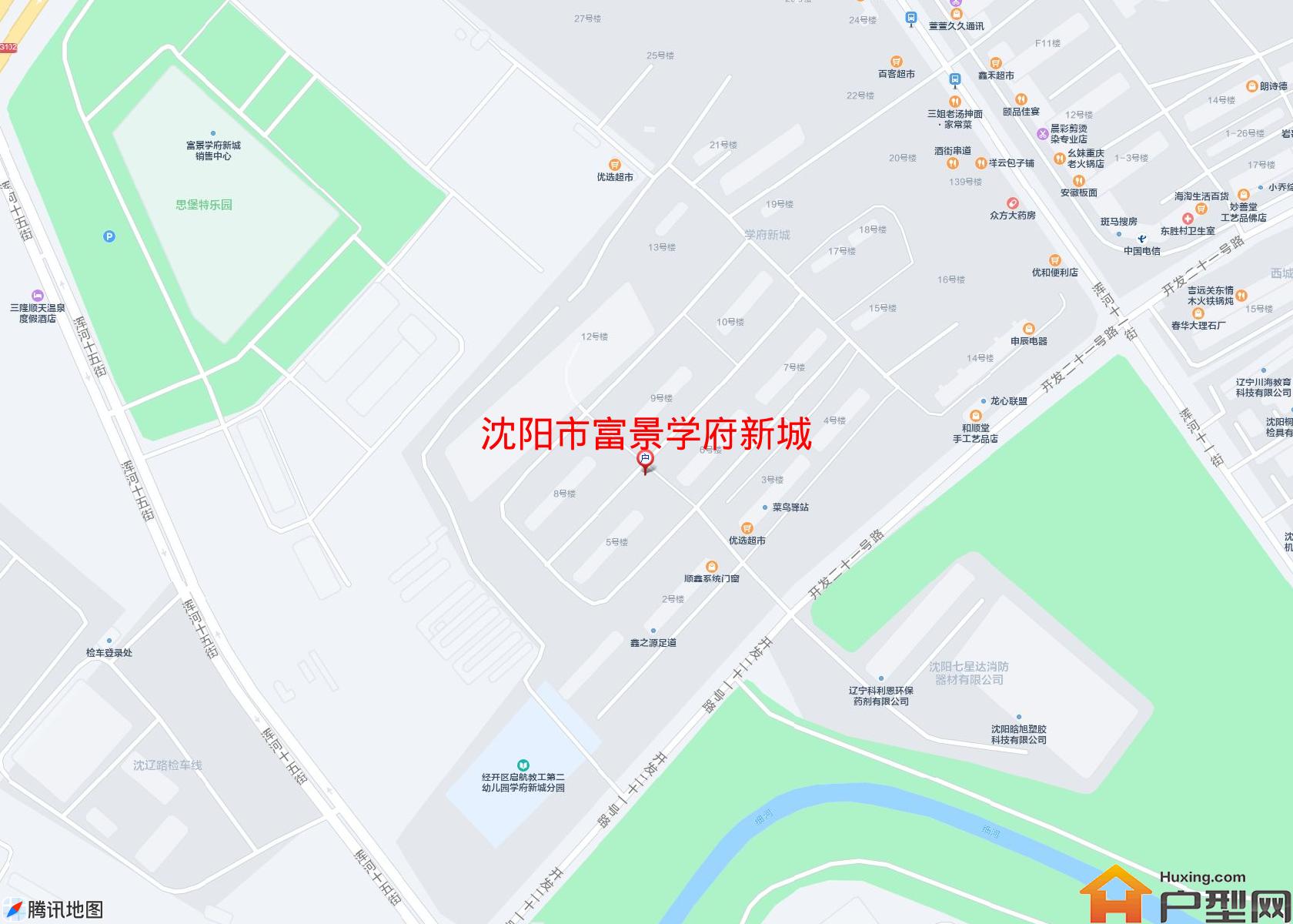 富景学府新城小区 - 户型网