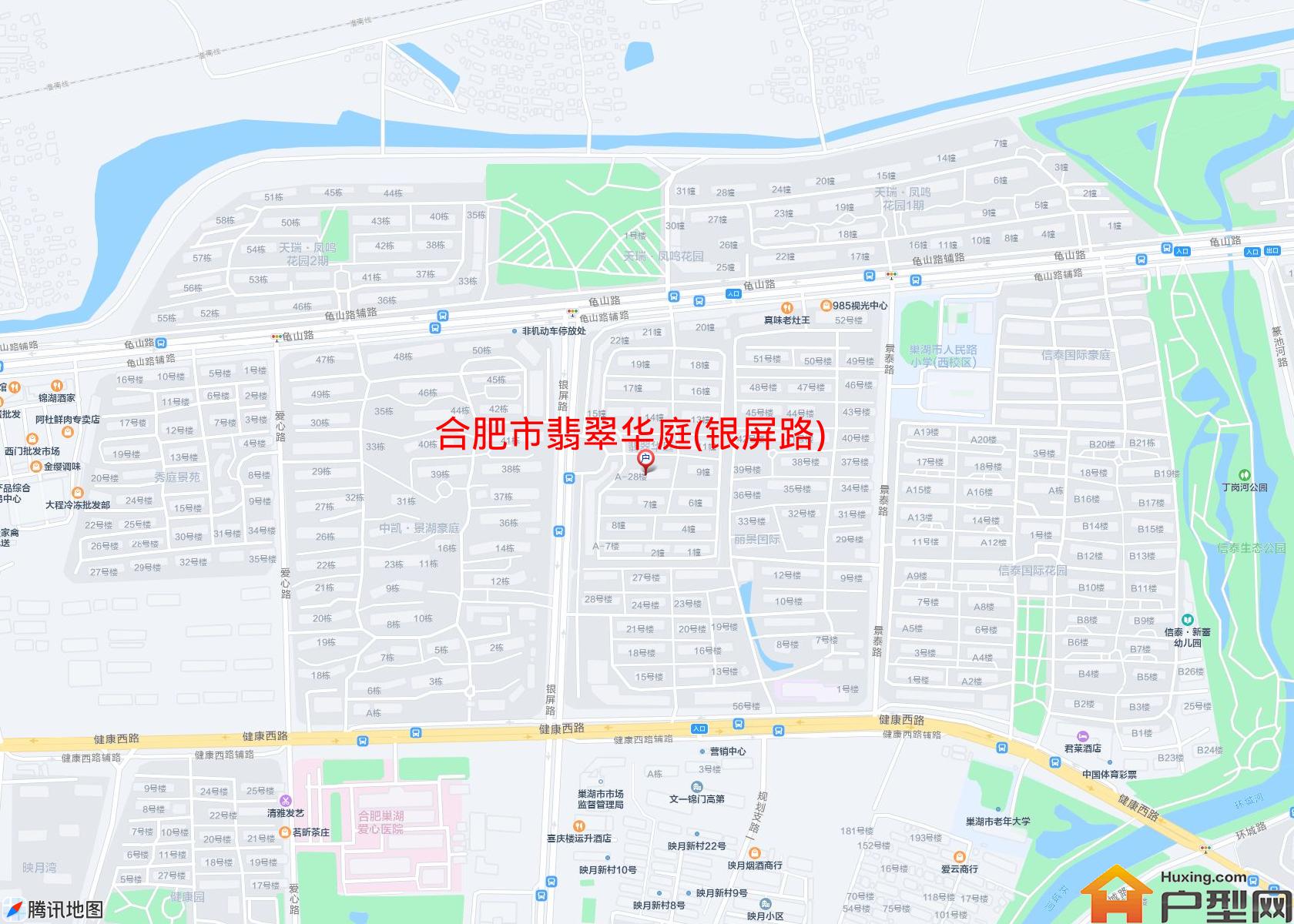 翡翠华庭(银屏路)小区 - 户型网