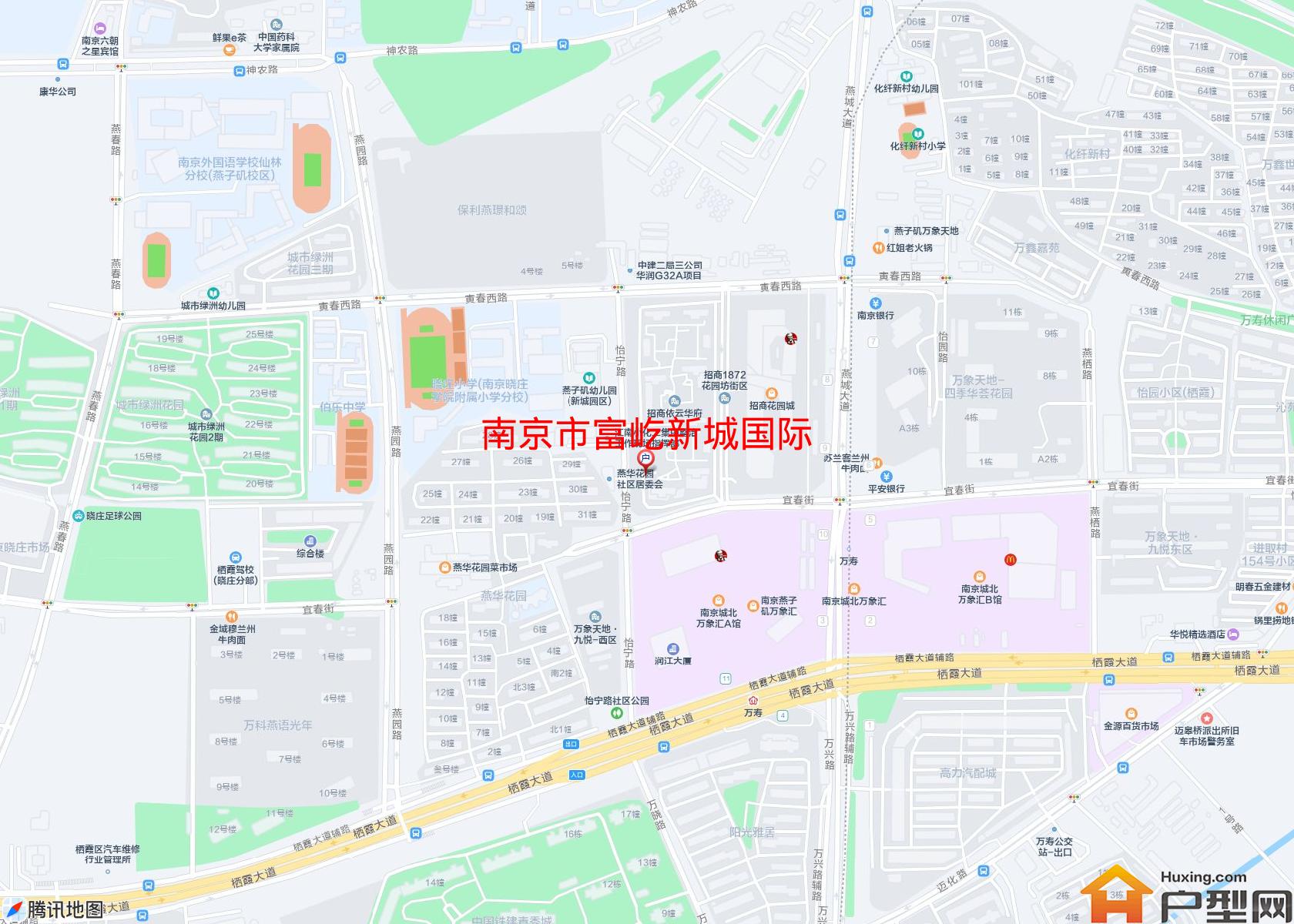 富屹新城国际小区 - 户型网