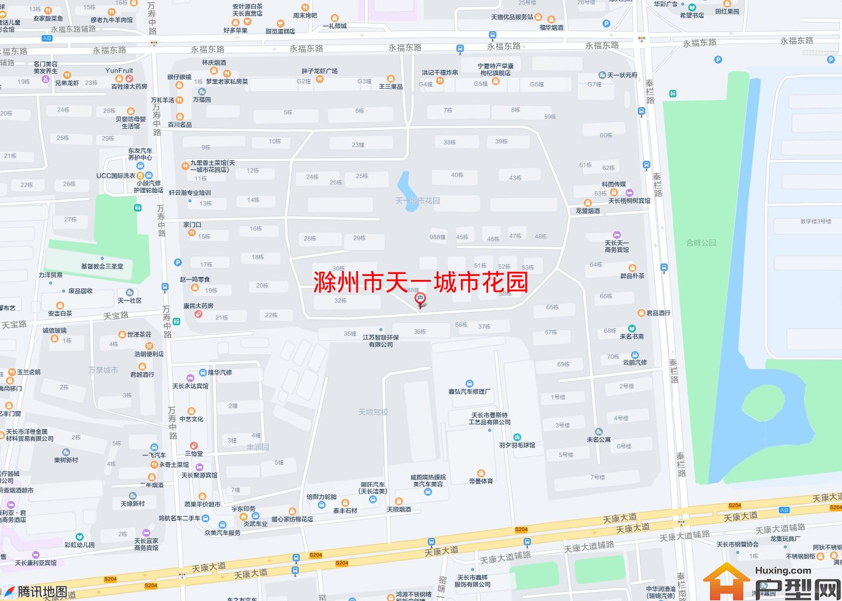 天一城市花园小区 - 户型网