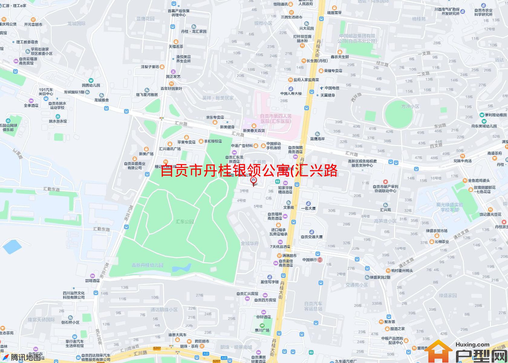 丹桂银领公寓(汇兴路)小区 - 户型网