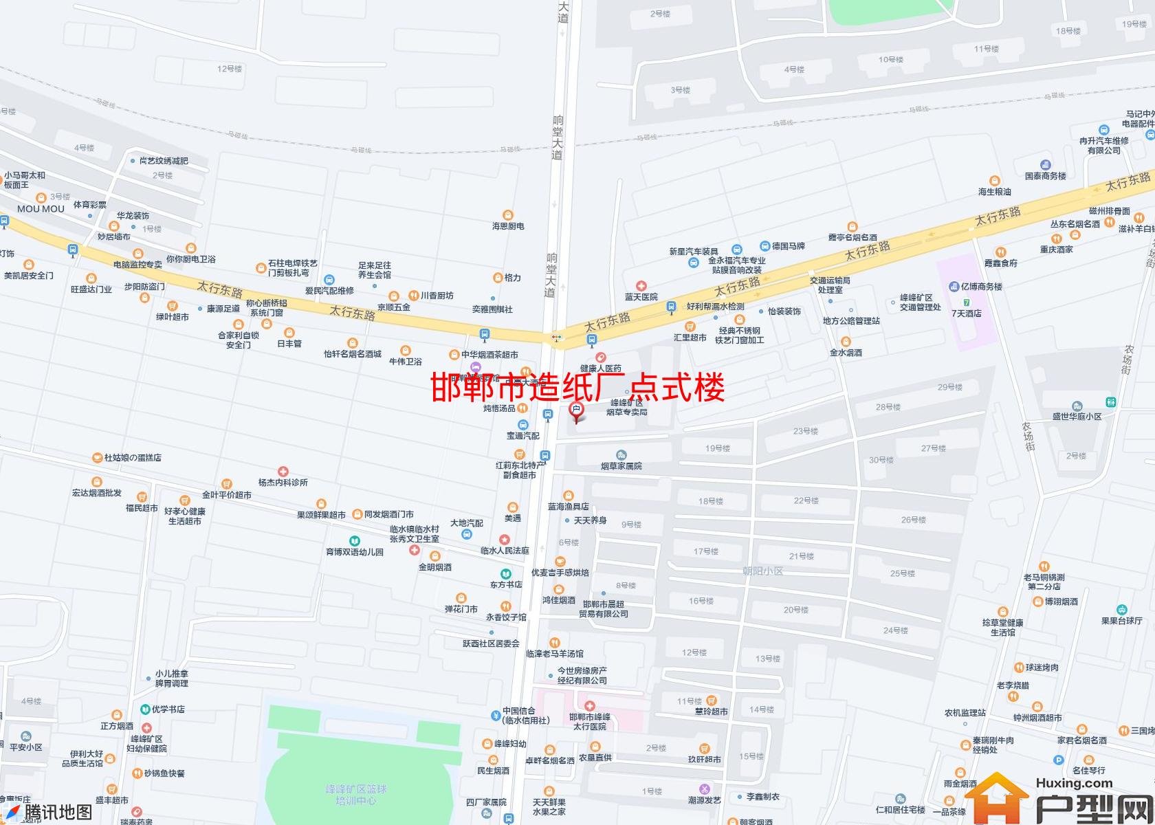 造纸厂点式楼小区 - 户型网