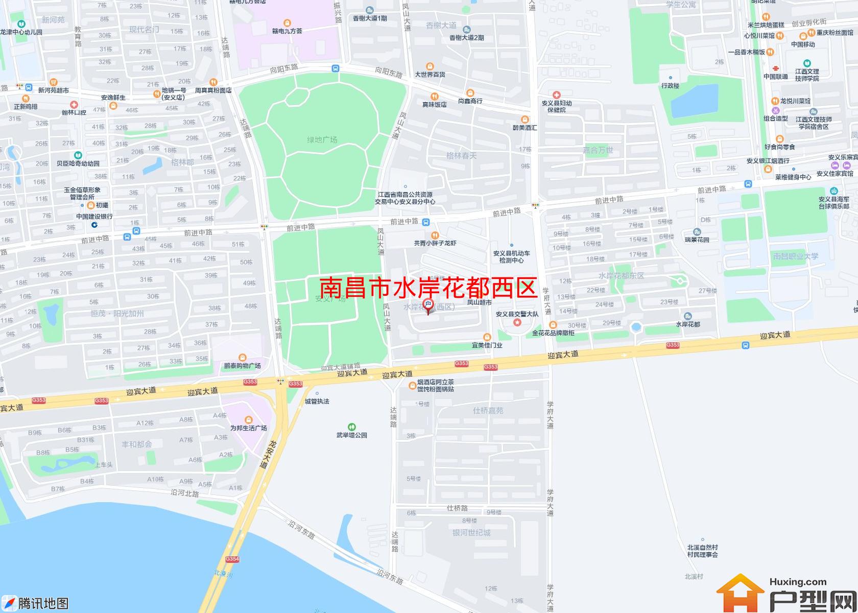 水岸花都西区小区 - 户型网
