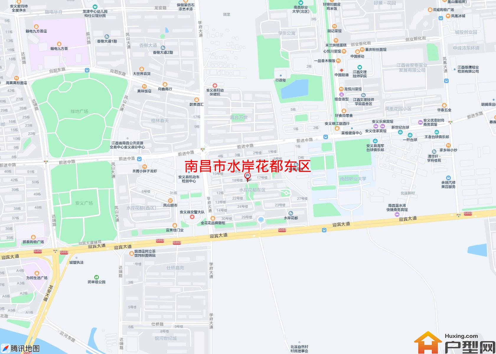 水岸花都东区小区 - 户型网