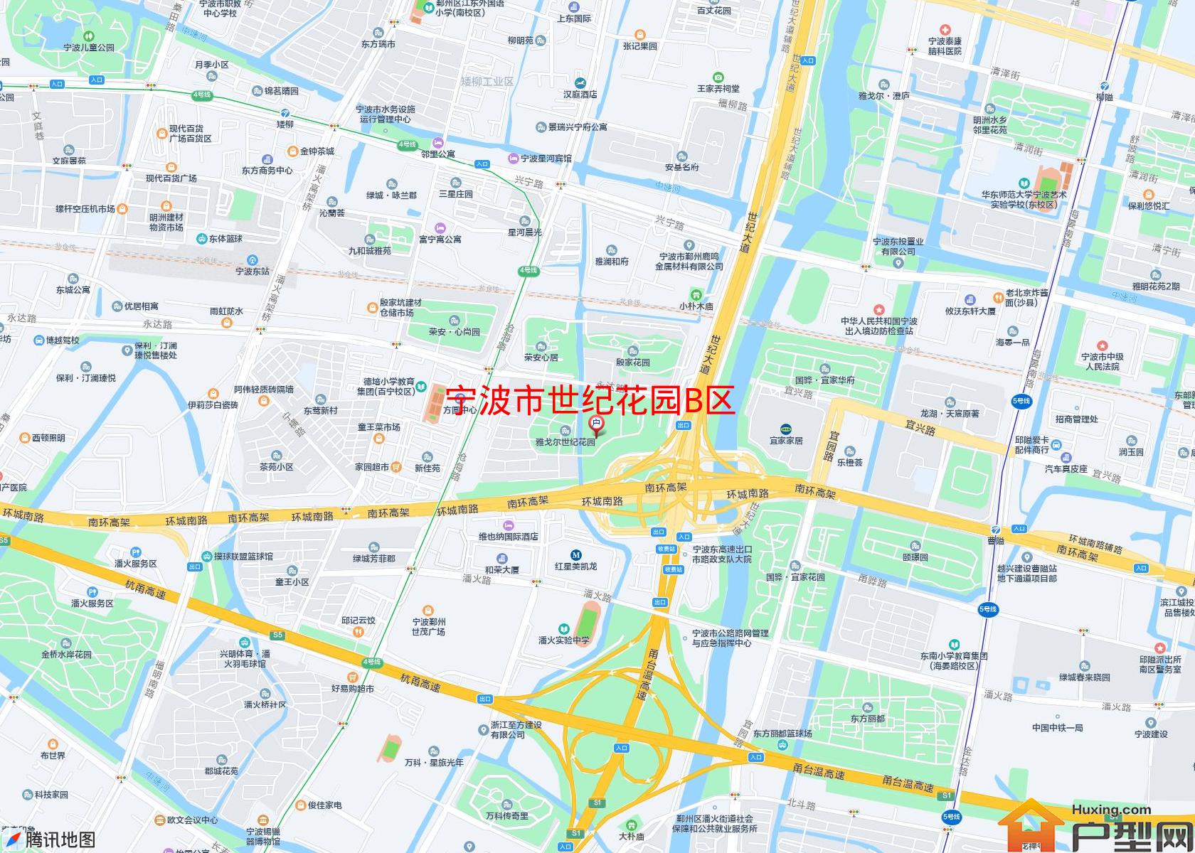 世纪花园B区小区 - 户型网