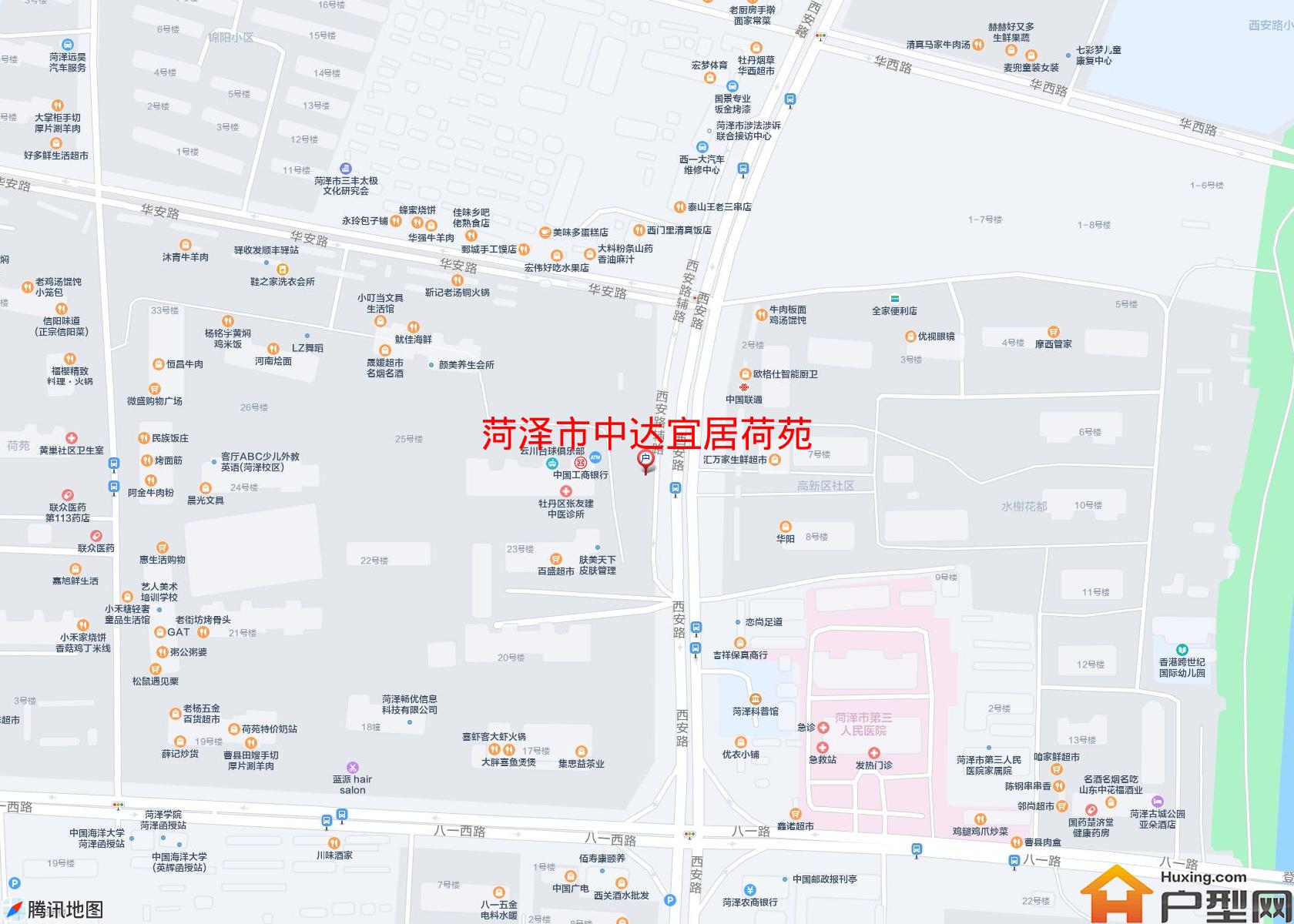 中达宜居荷苑小区 - 户型网