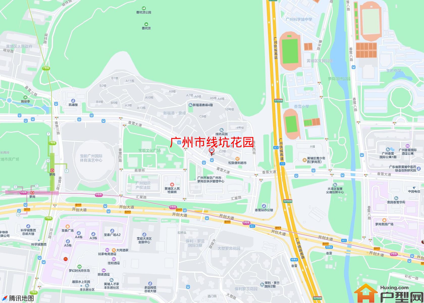 线坑花园小区 - 户型网