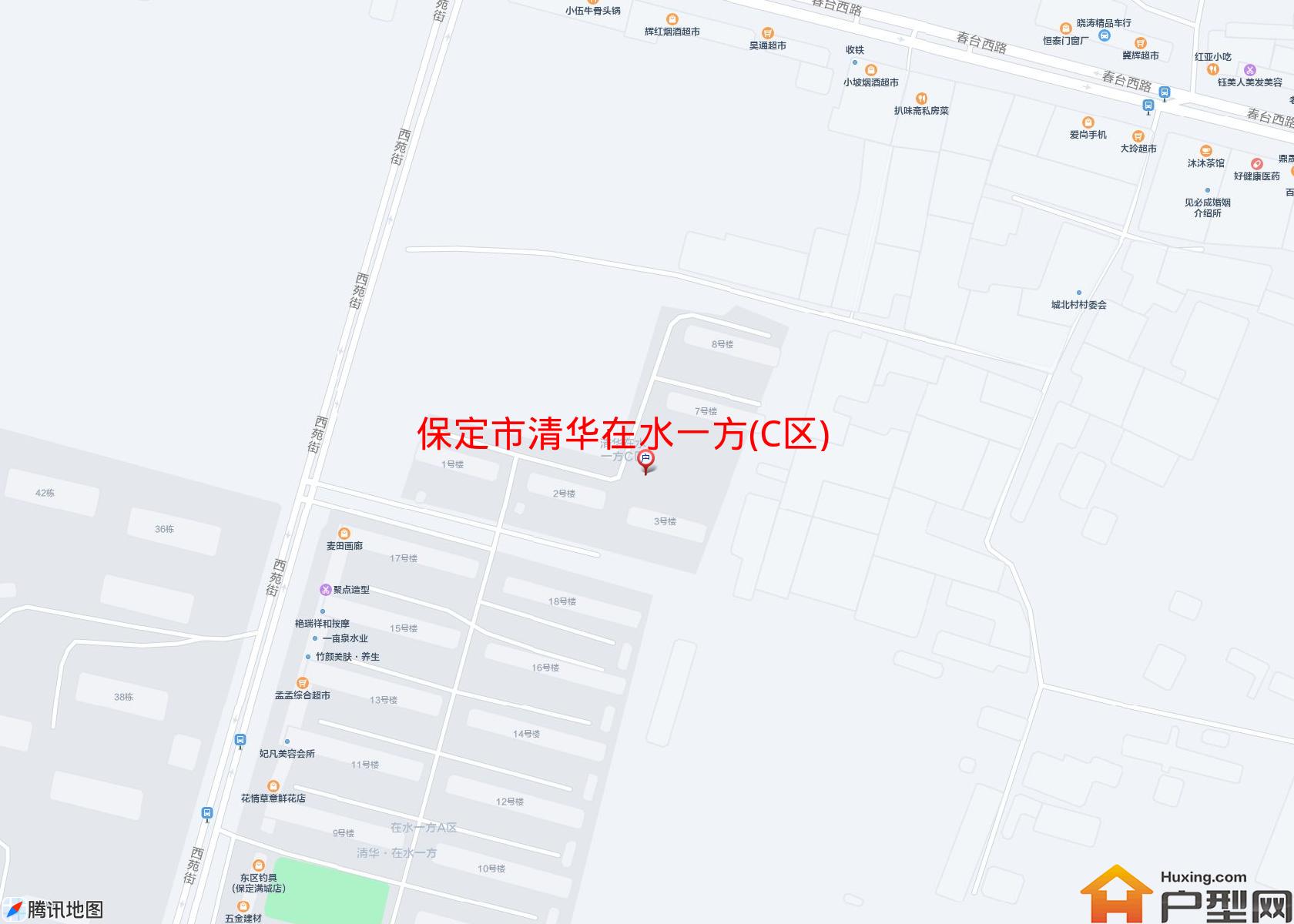 清华在水一方(C区)小区 - 户型网
