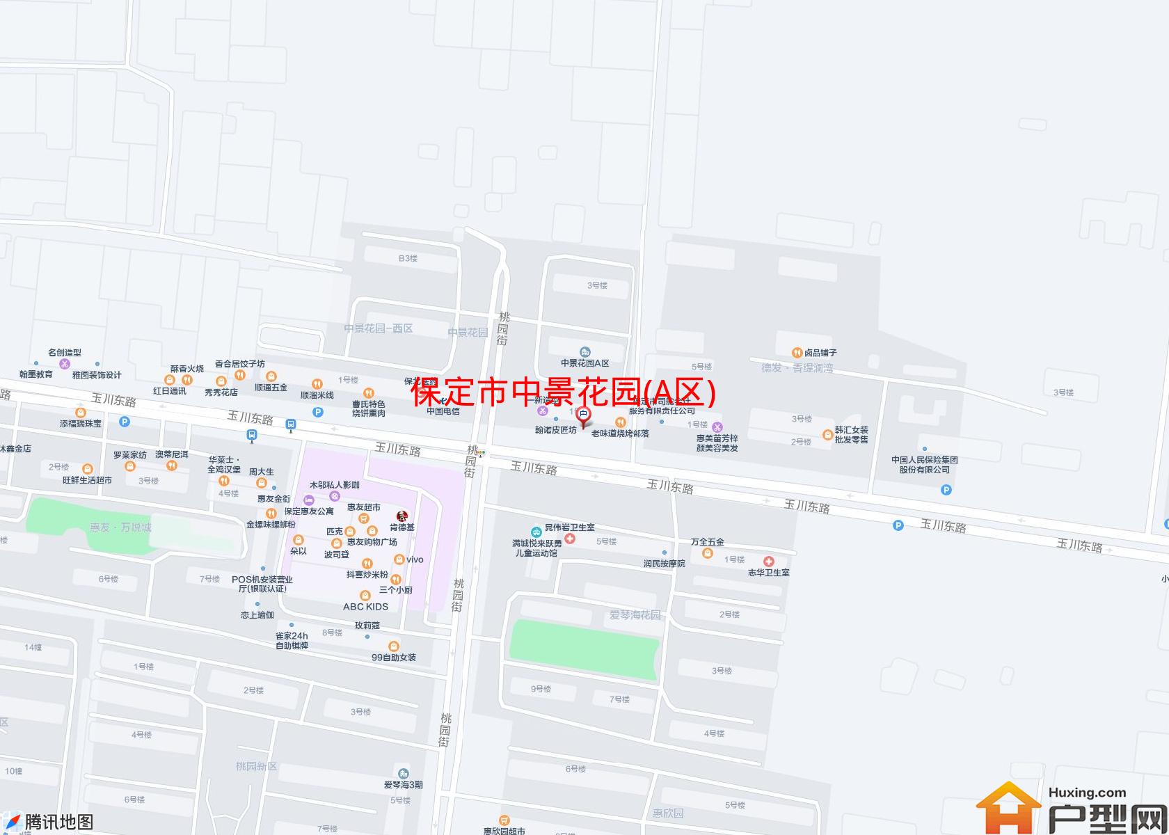 中景花园(A区)小区 - 户型网